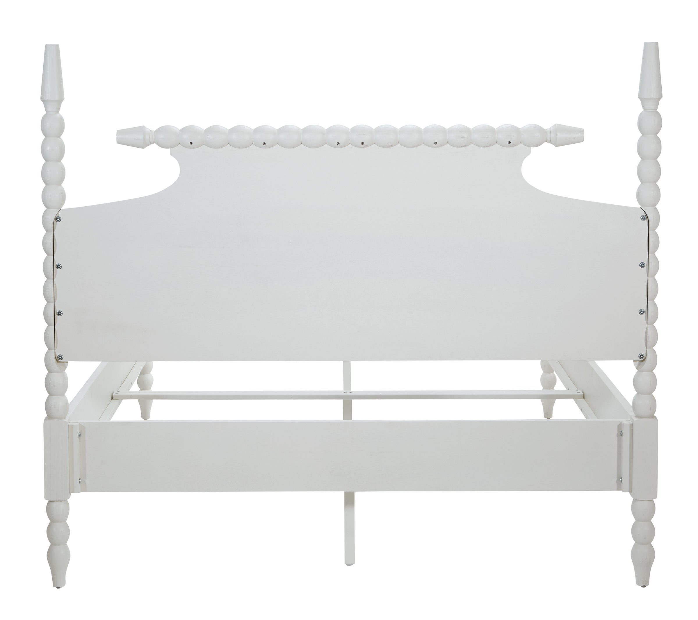 Spindle Queen Bed Set - Sandcastle Antique White