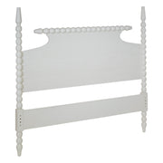 Spindle Queen Bed Headboard - Sandcastle Antique White