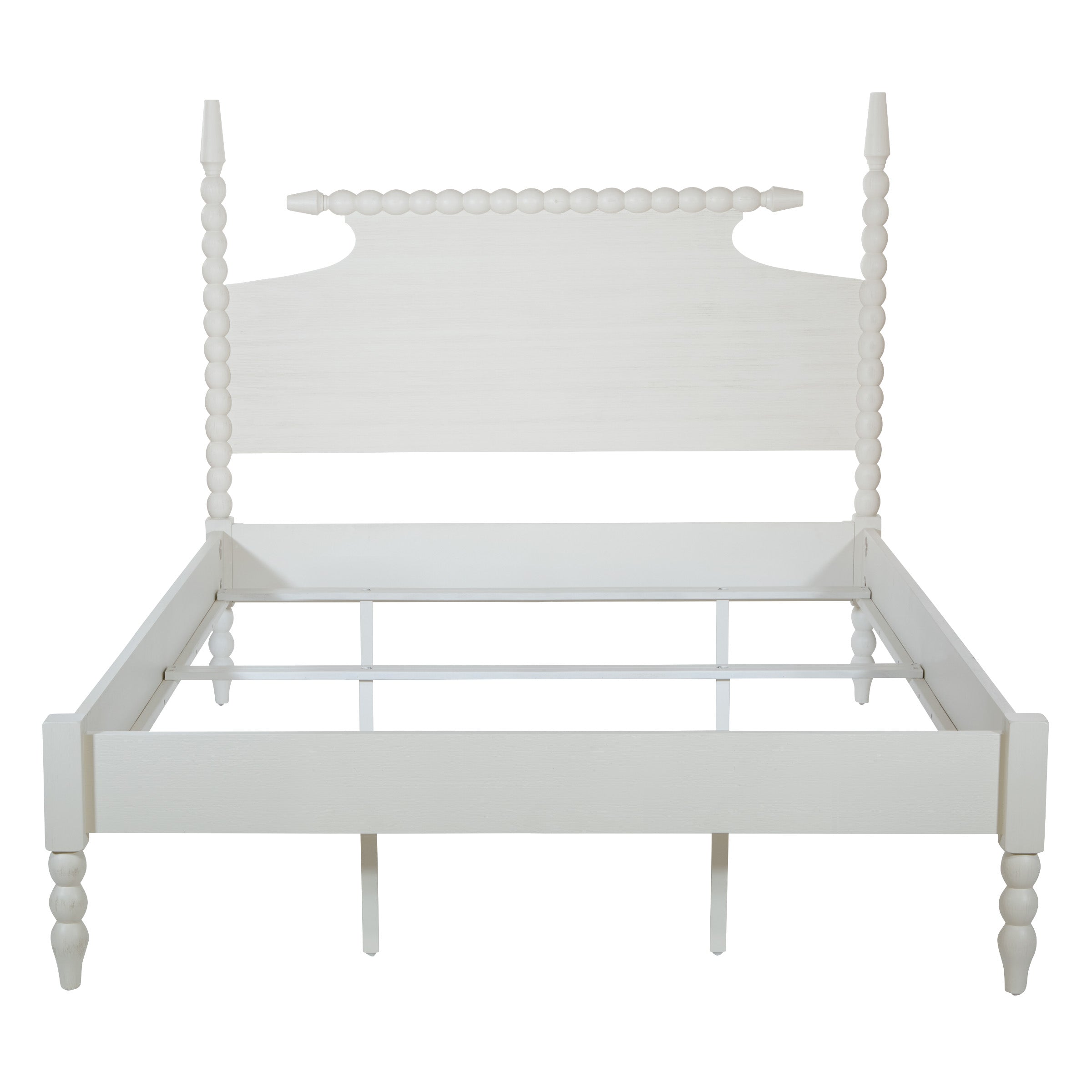 Spindle King Bed Set - Sandcastle Antique White