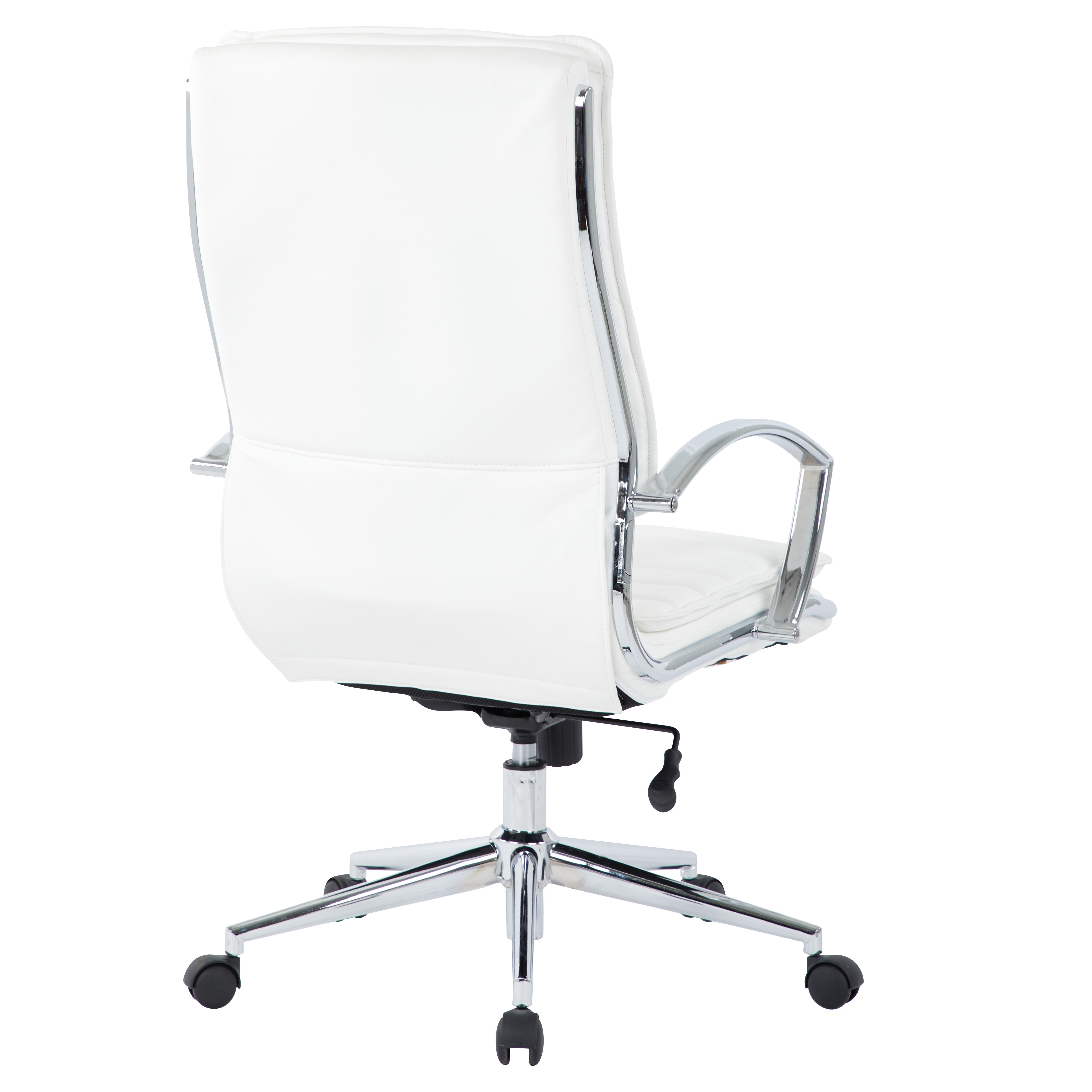 High Back Manager's Faux Lthr Chair - White