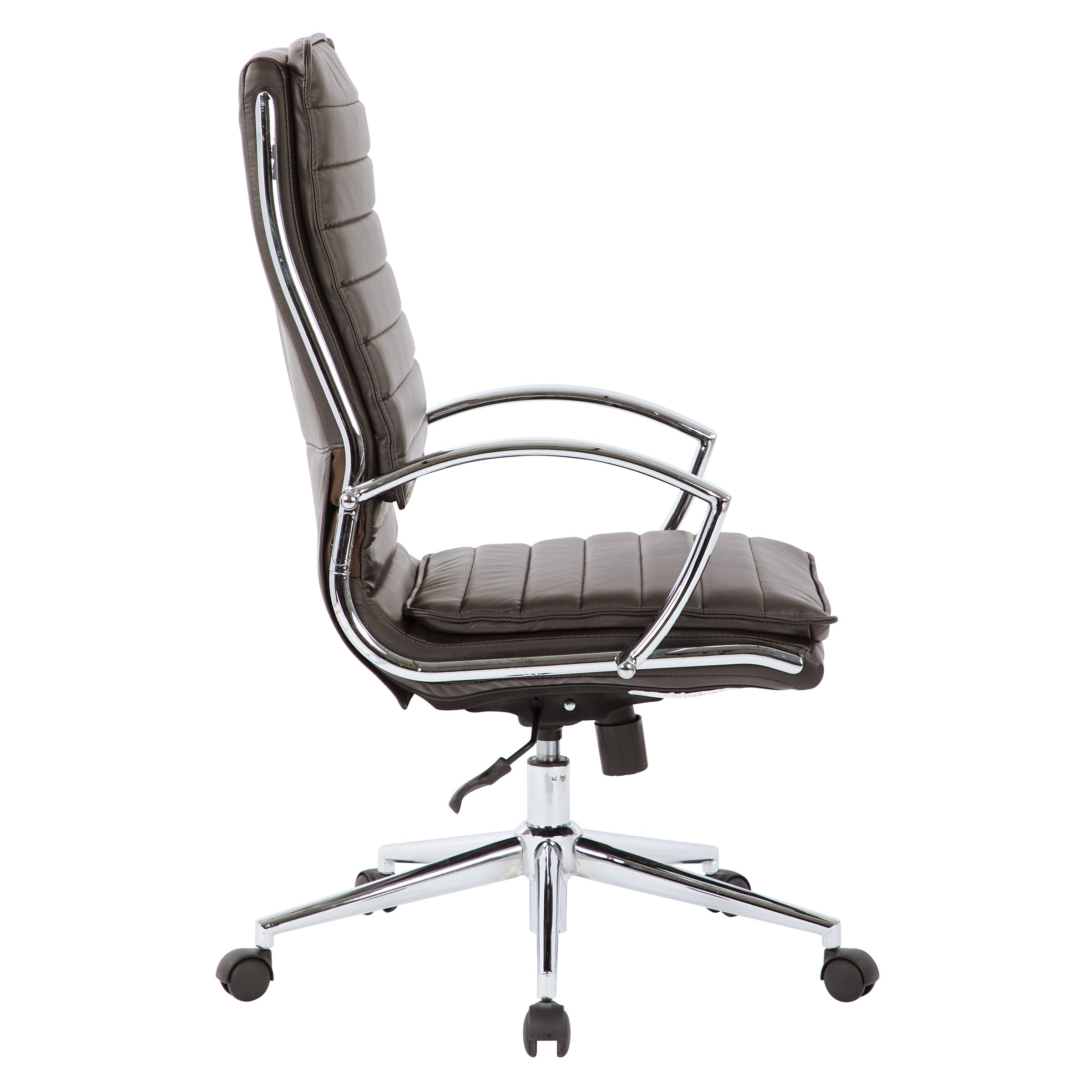 High Back Manager's Faux Lthr Chair - Espresso
