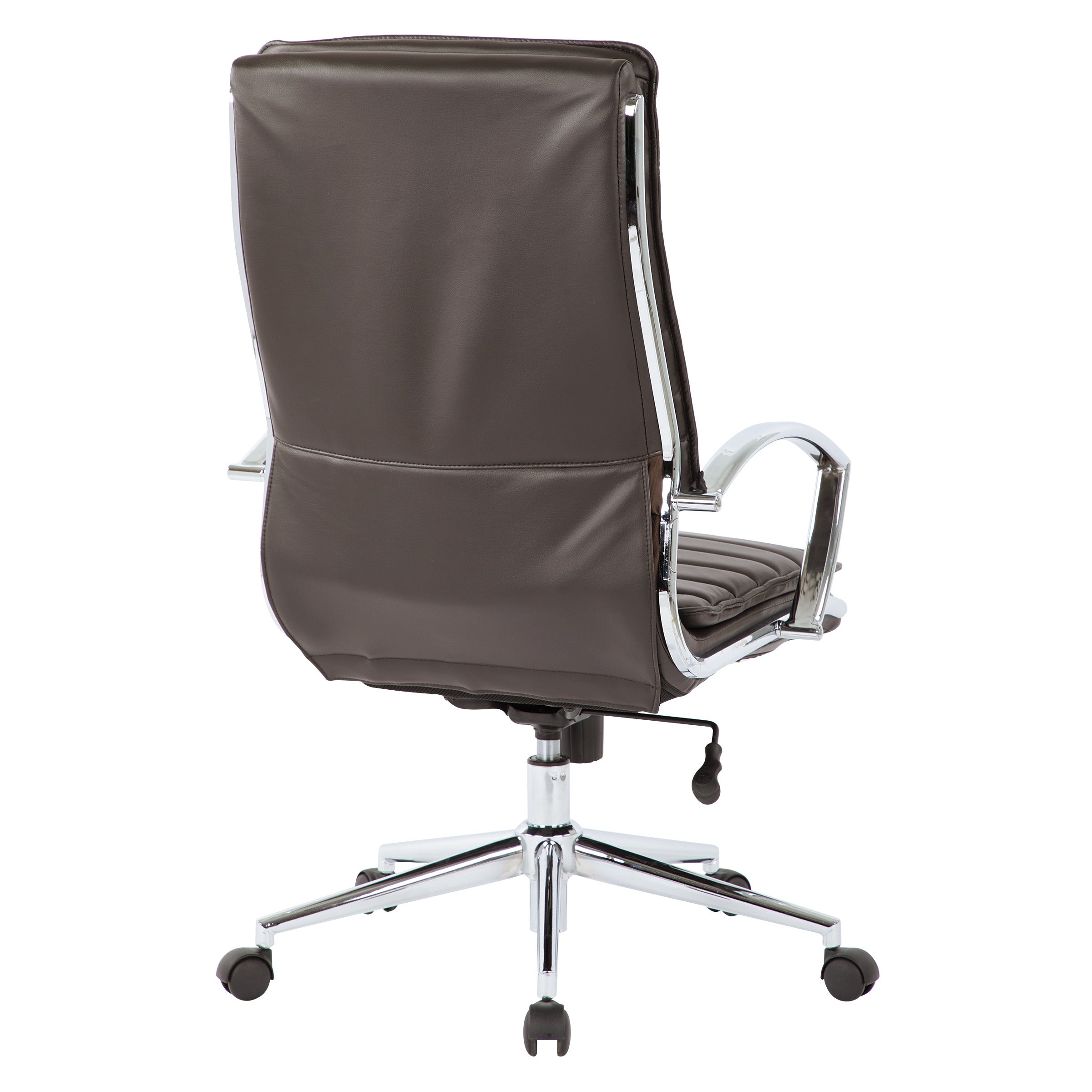 High Back Manager's Faux Lthr Chair - Espresso