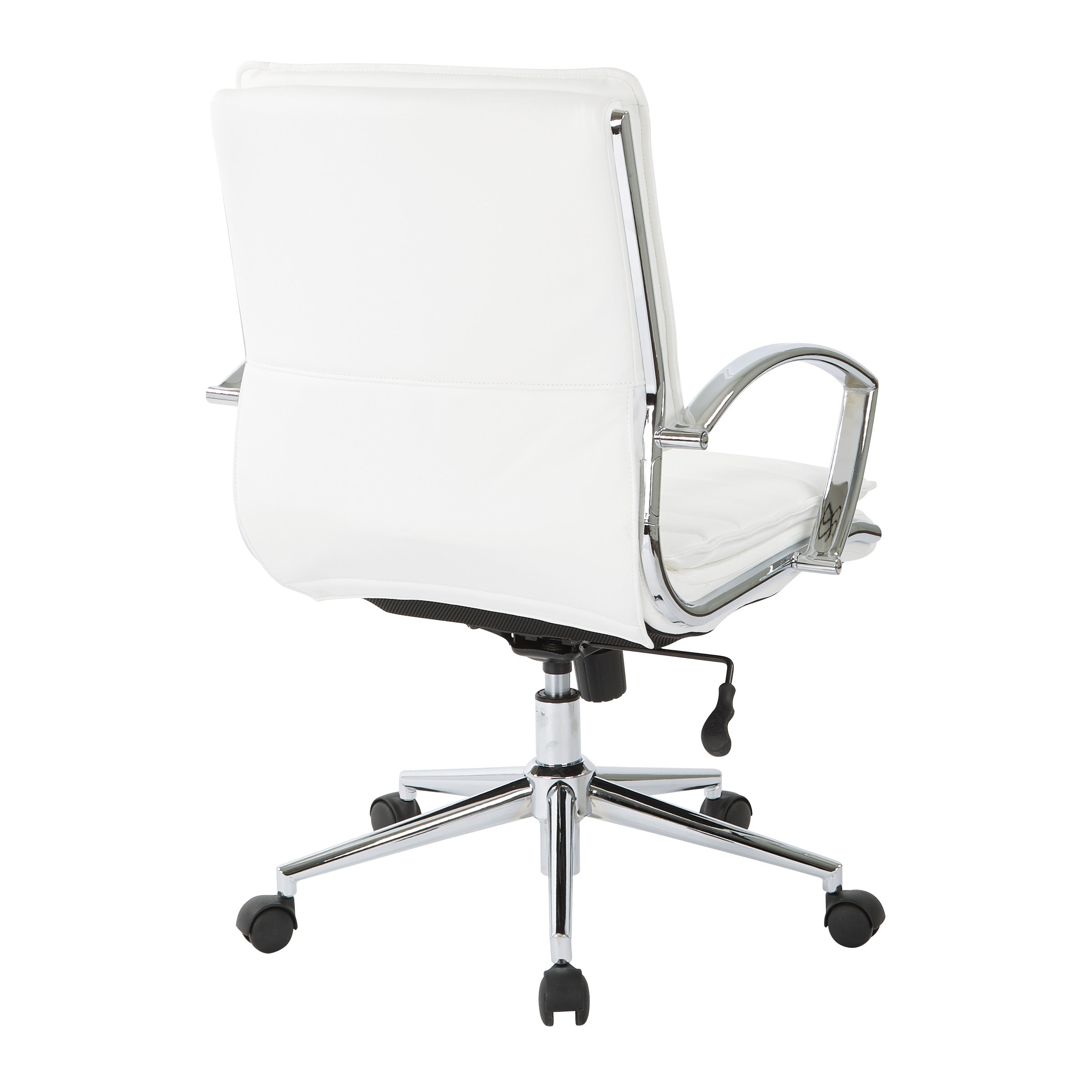 Mid Back Manager's Faux Lthr Chair - White