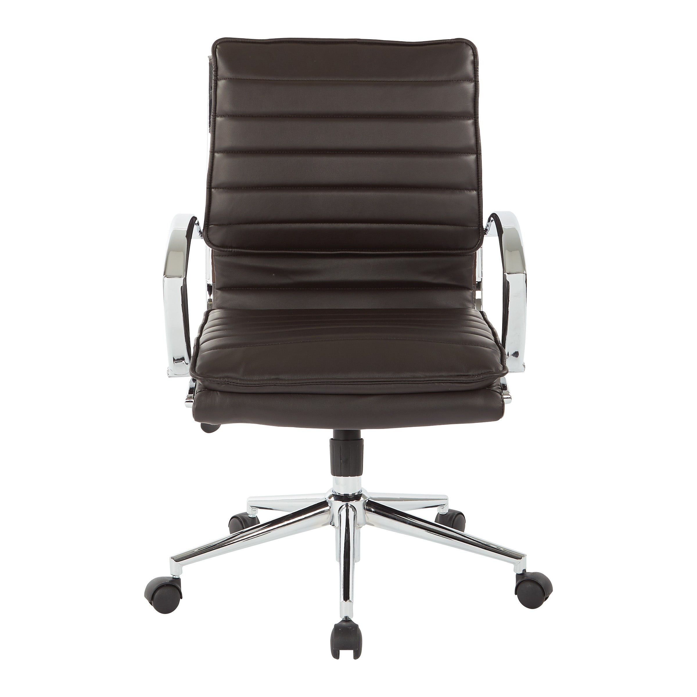 Mid Back Manager's Faux Lthr Chair - Espresso