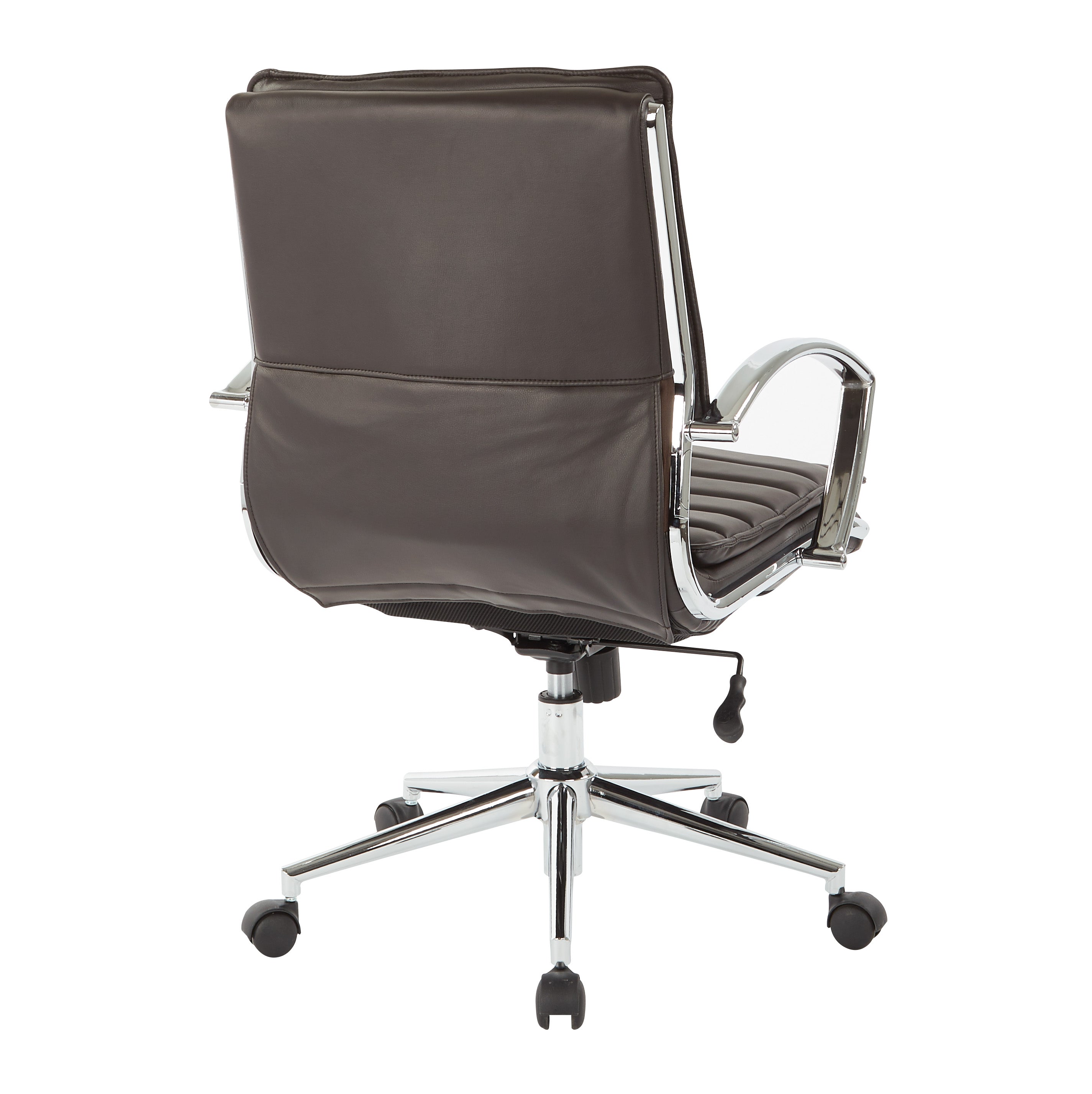 Mid Back Manager's Faux Lthr Chair - Espresso