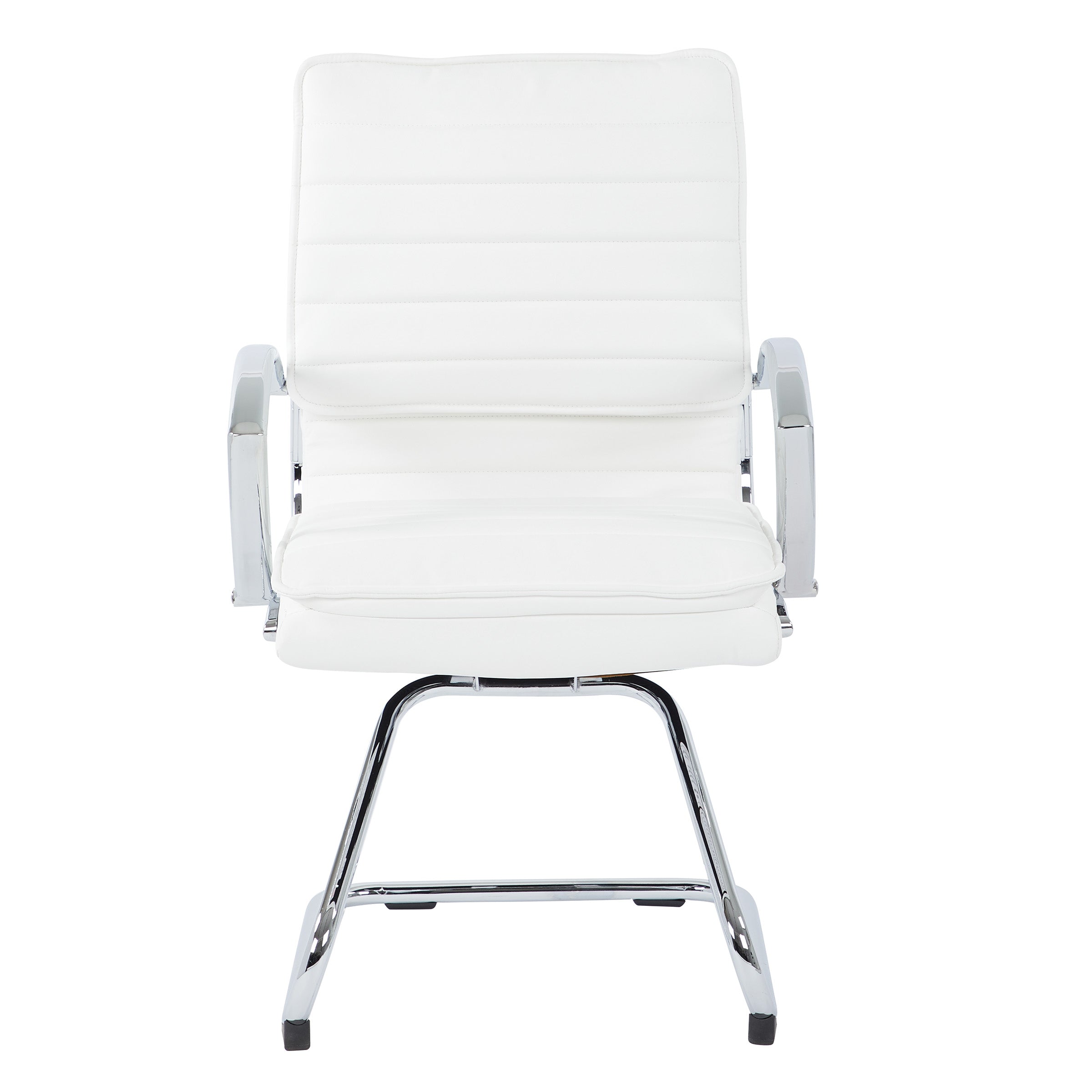 Guest Faux Leather Chair - White