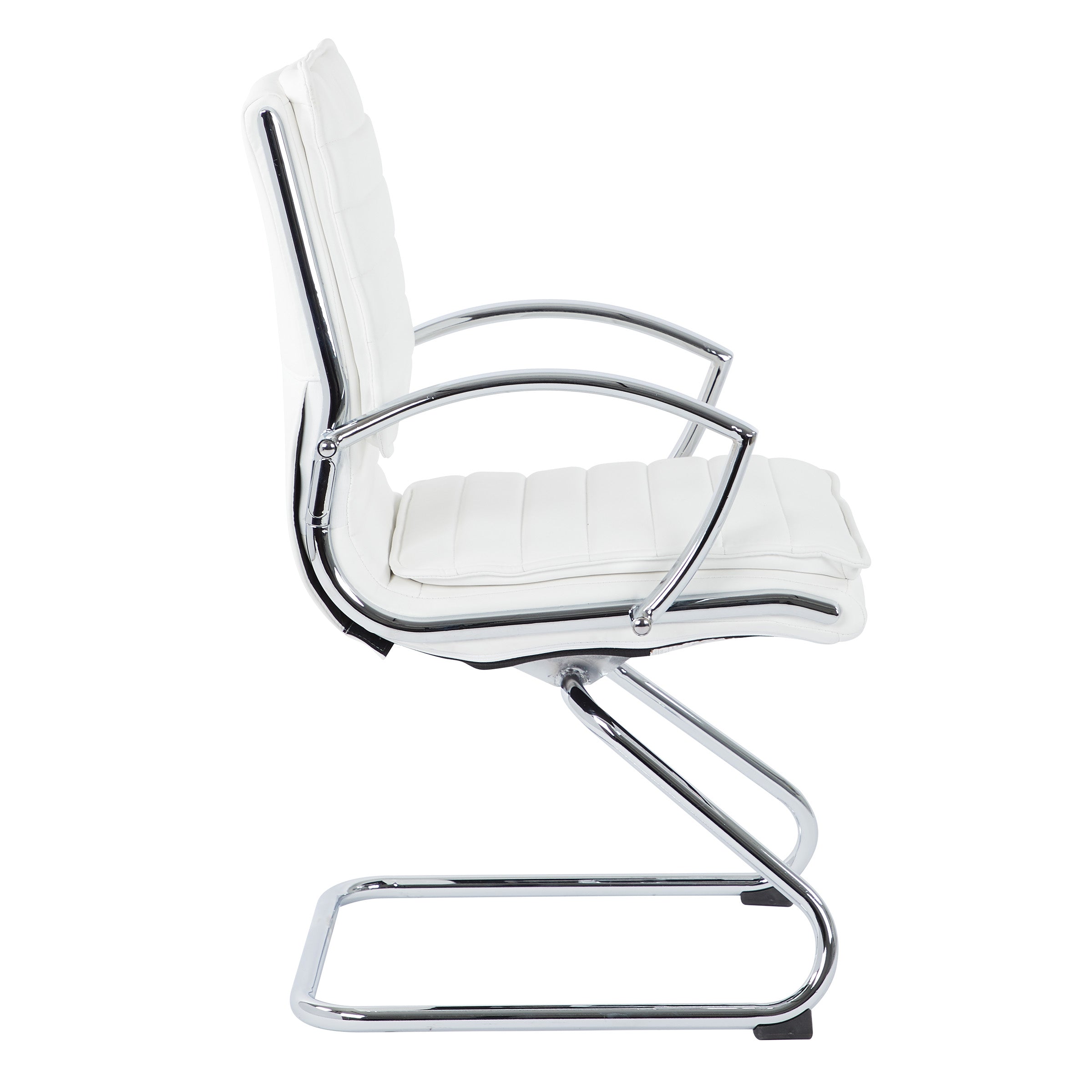 Guest Faux Leather Chair - White