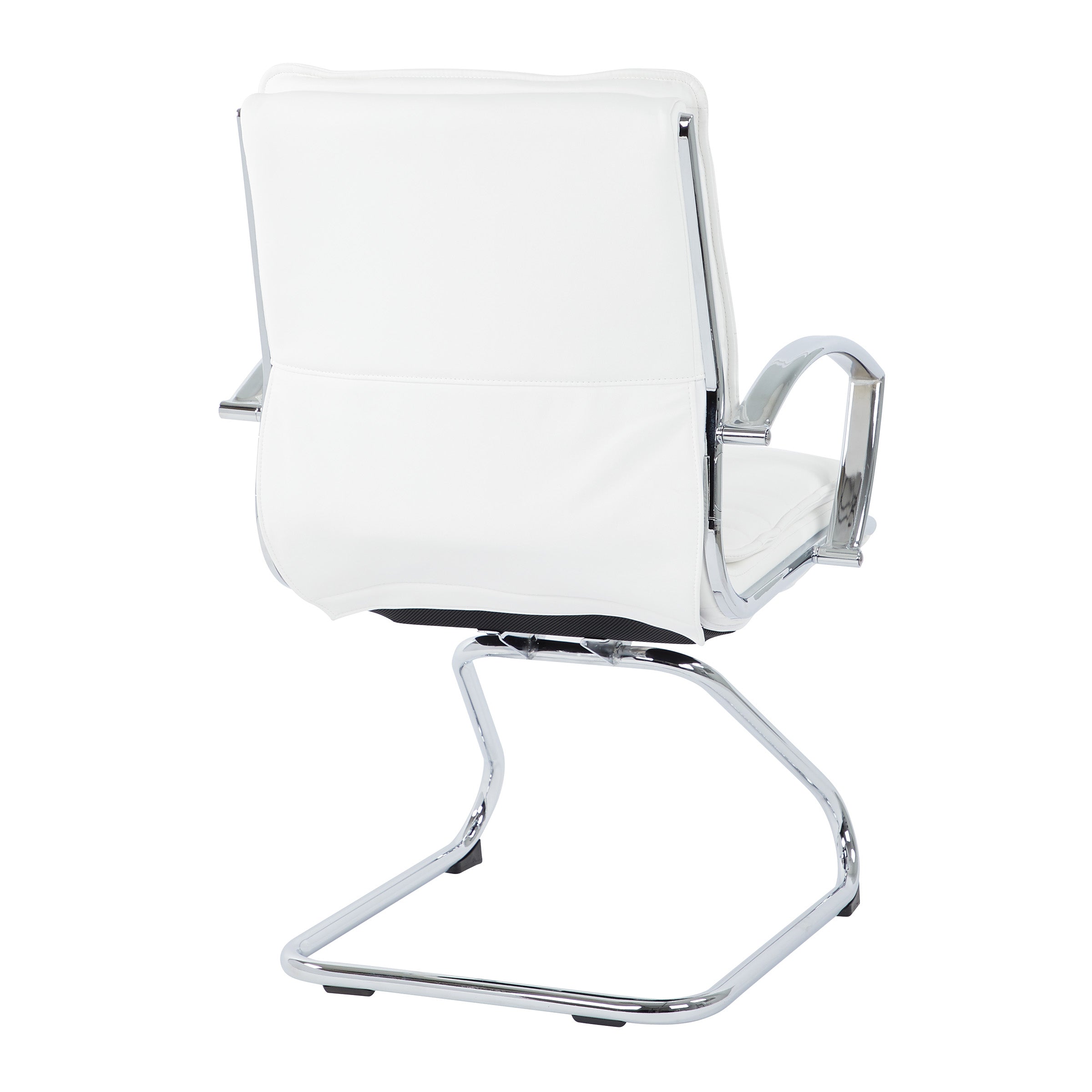 Guest Faux Leather Chair - White