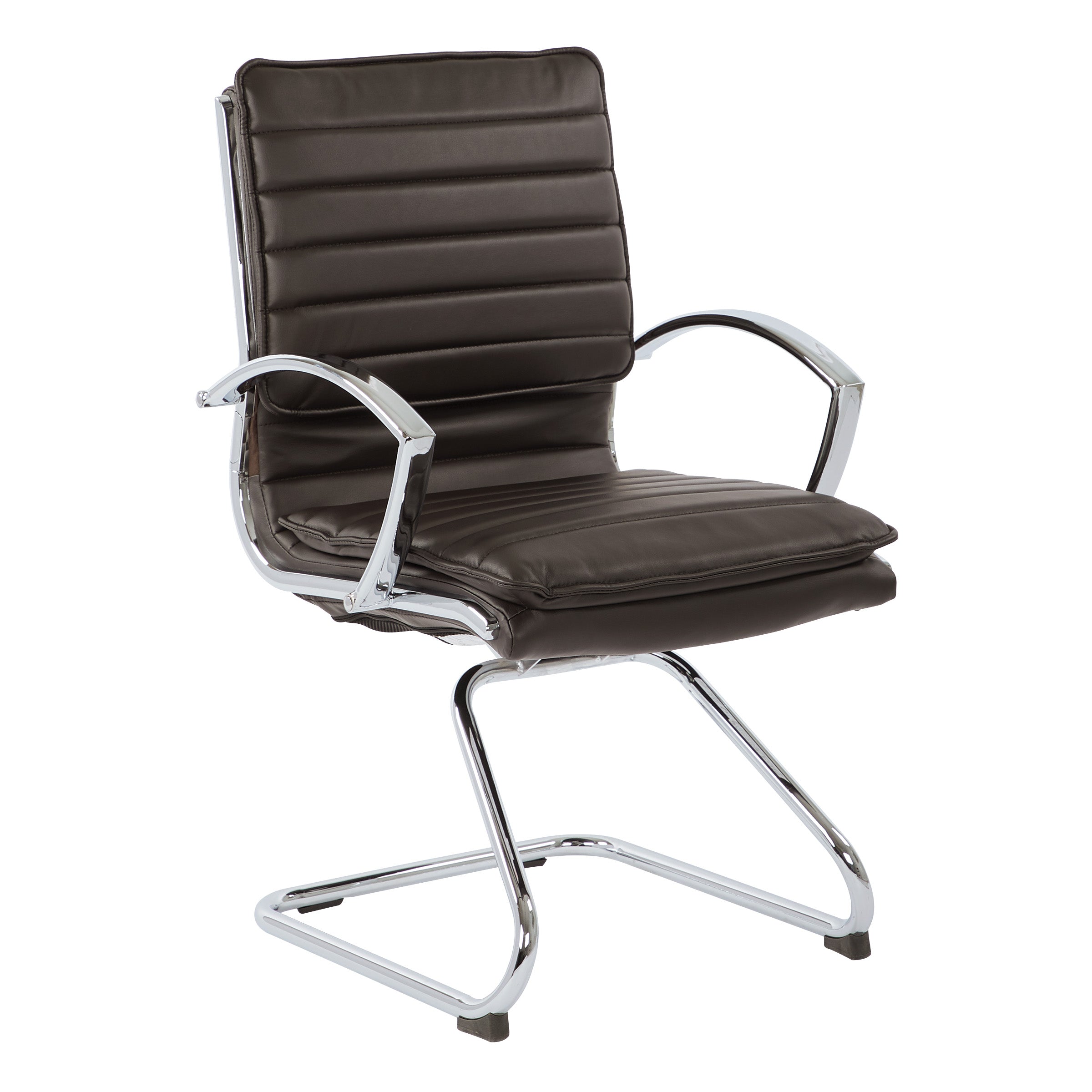 Guest Faux Leather Chair - Espresso