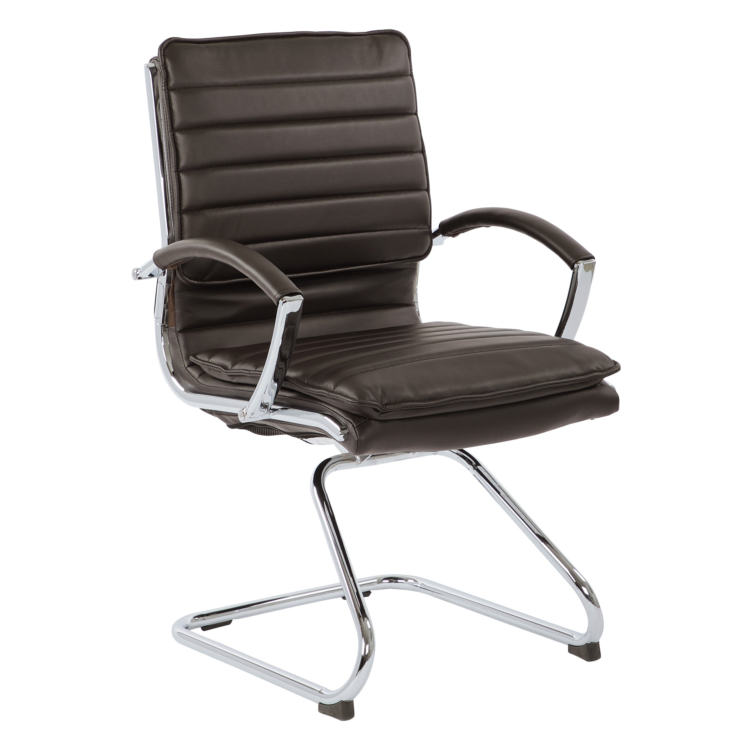 Guest Faux Leather Chair - Espresso