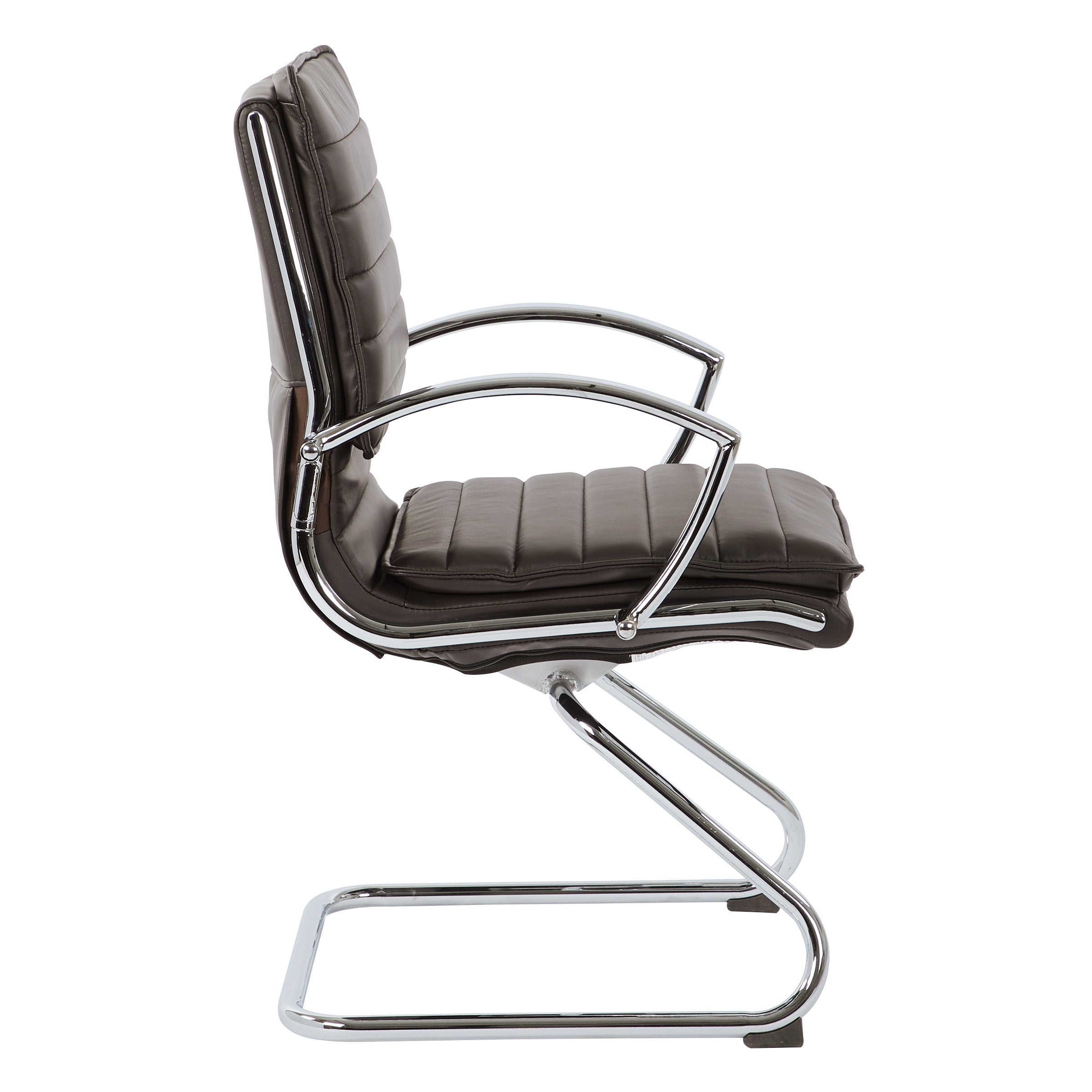 Guest Faux Leather Chair - Espresso