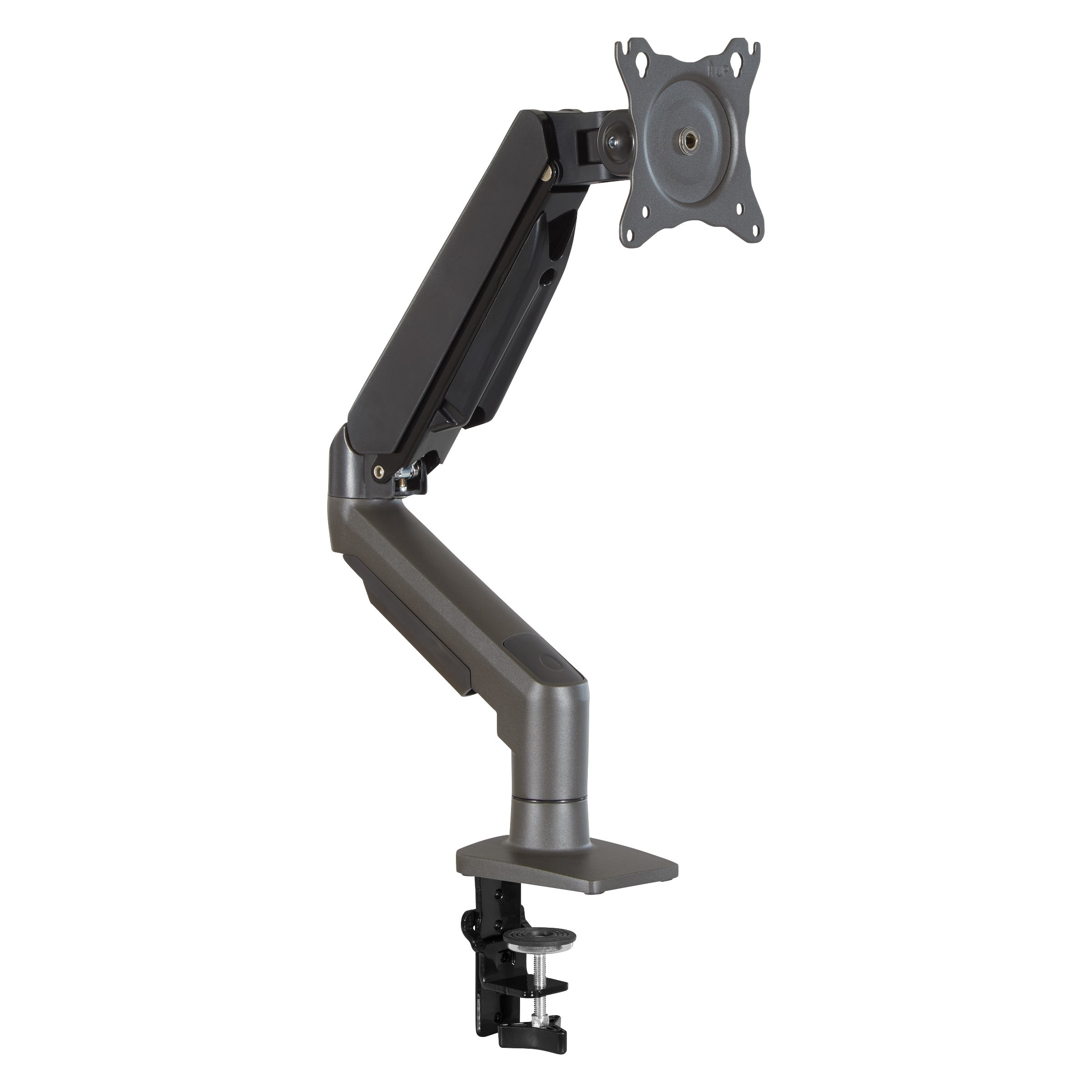 Single 30" Monitor Arm in Charcoal - Charcoal