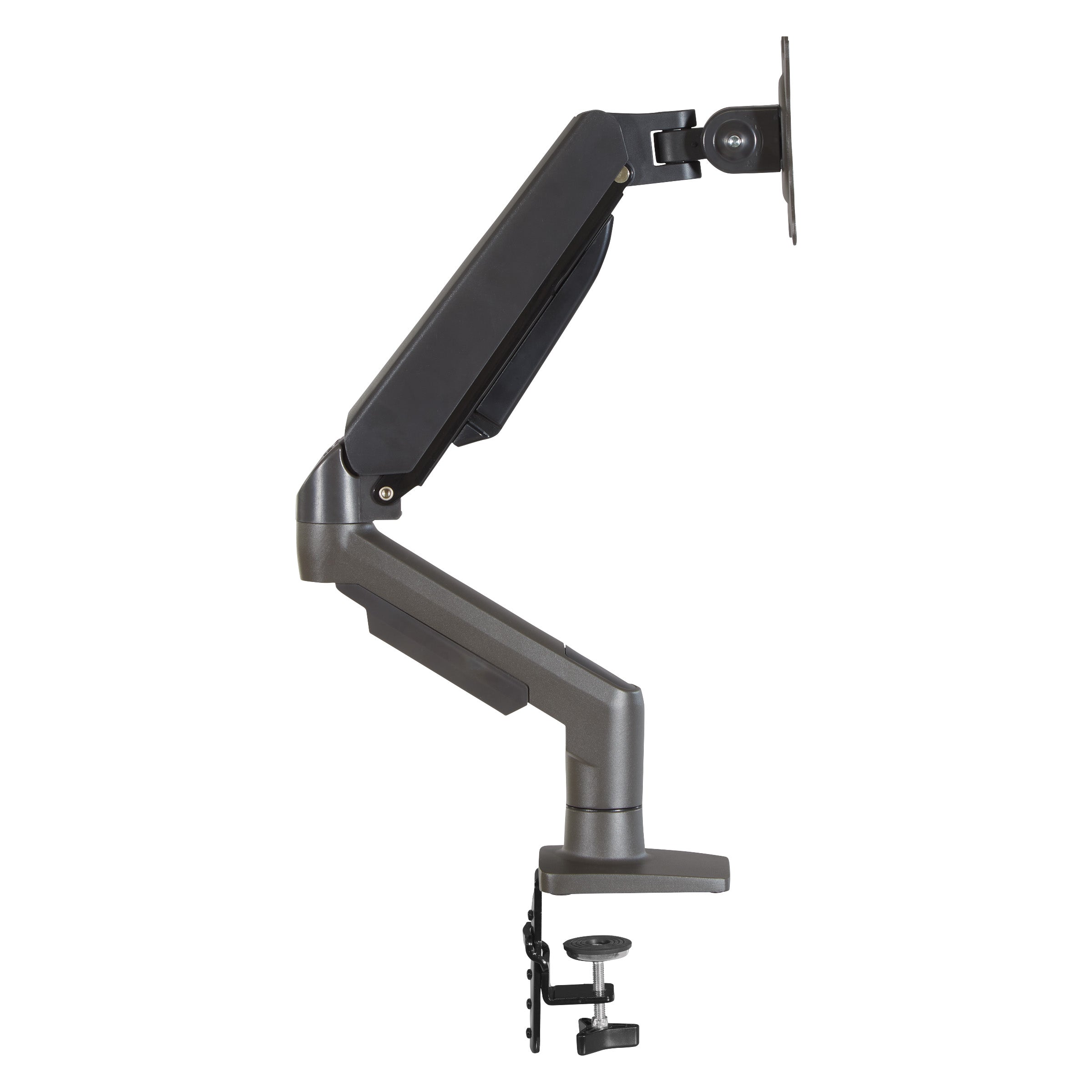 Single 30" Monitor Arm in Charcoal - Charcoal