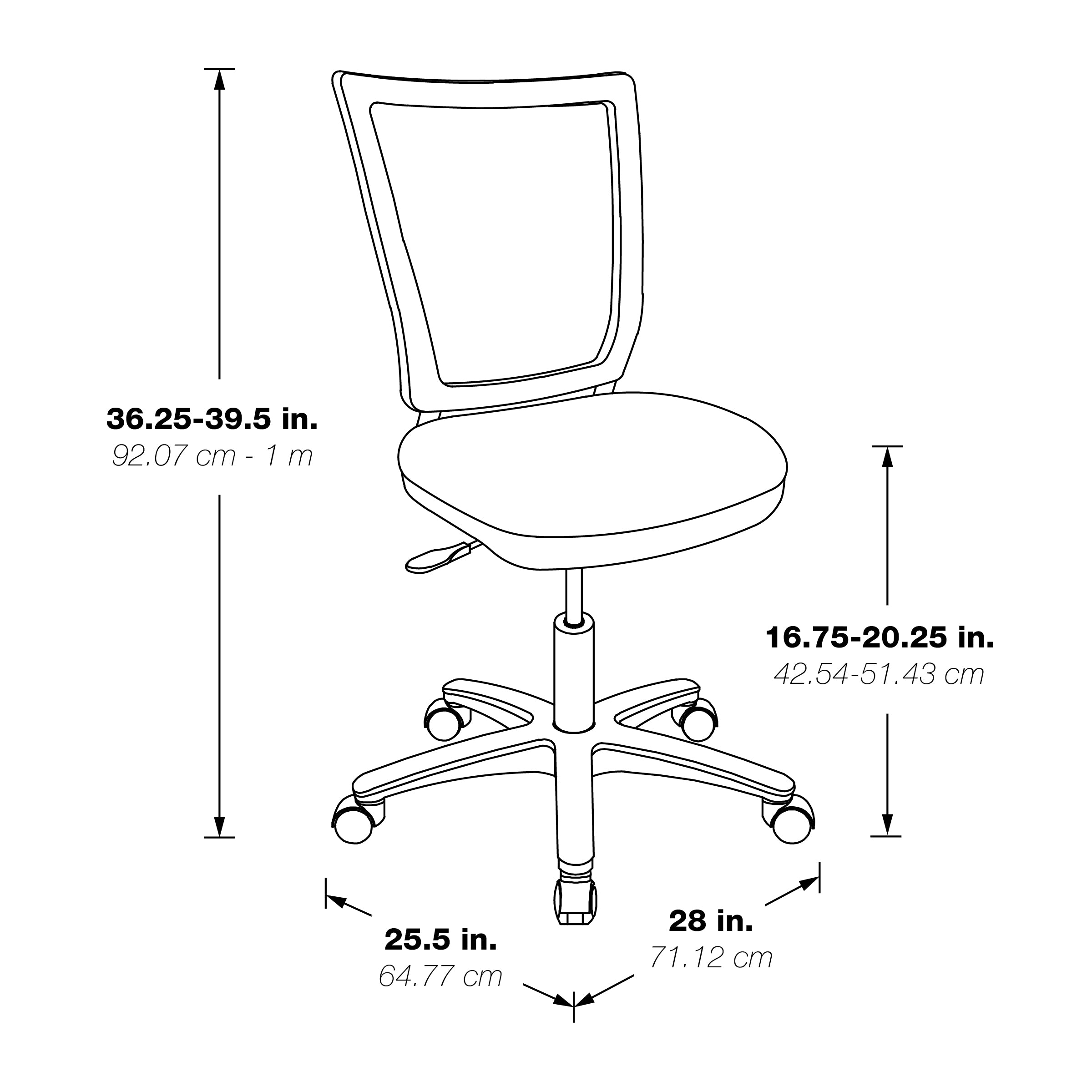 Office Task Chair - Black