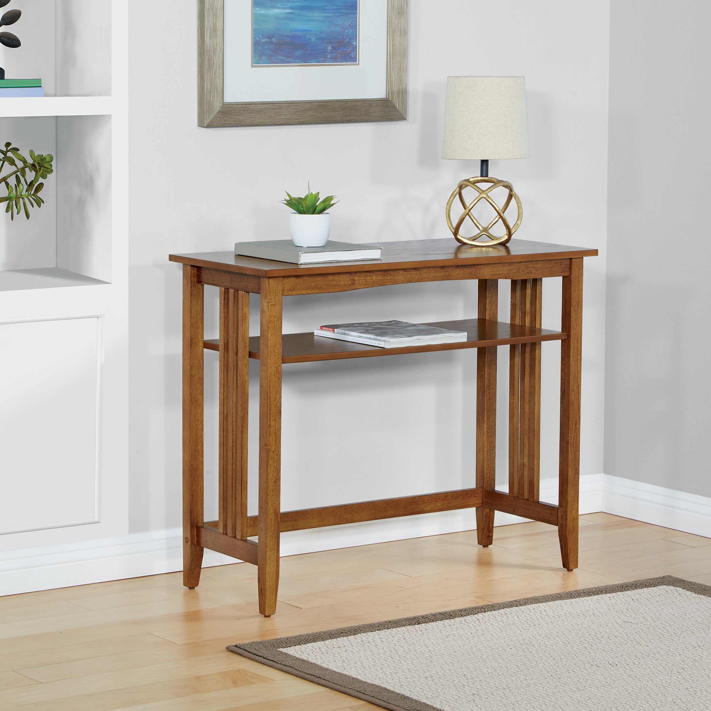 Sierra 36" Foyer Table - Ash Finish