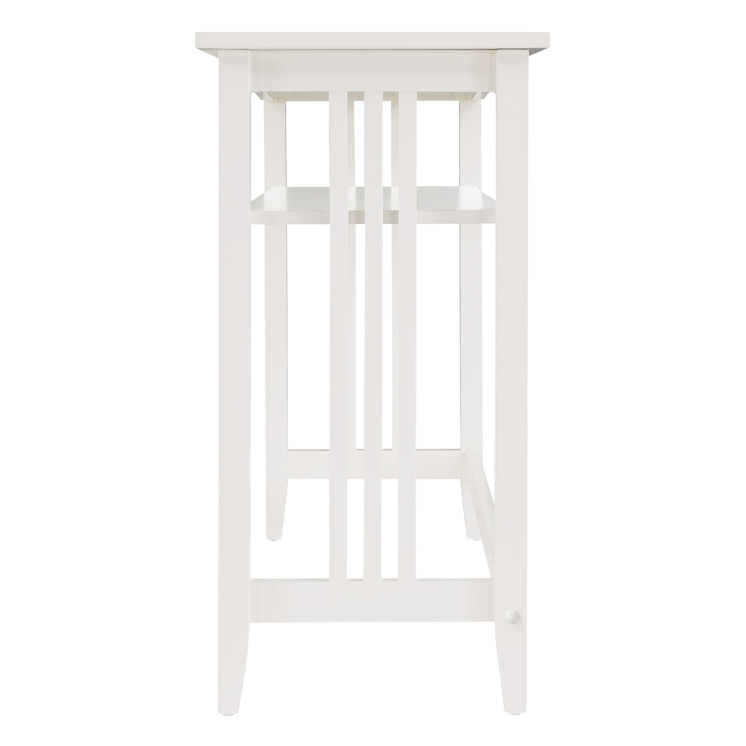 Sierra 36" Foyer Table - White Finish