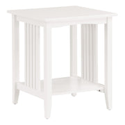Sierra Side Table - White Finish