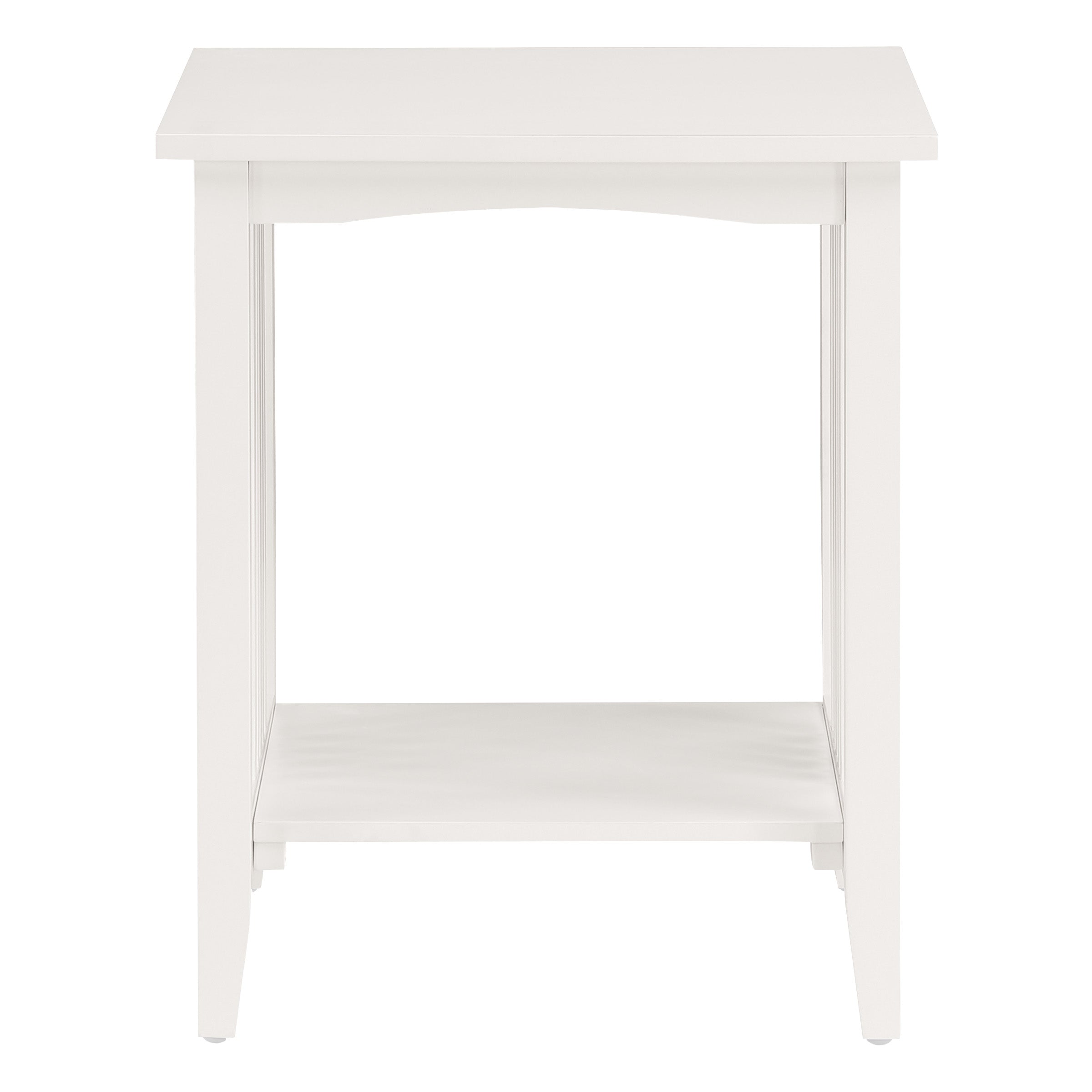 Sierra Side Table - White Finish
