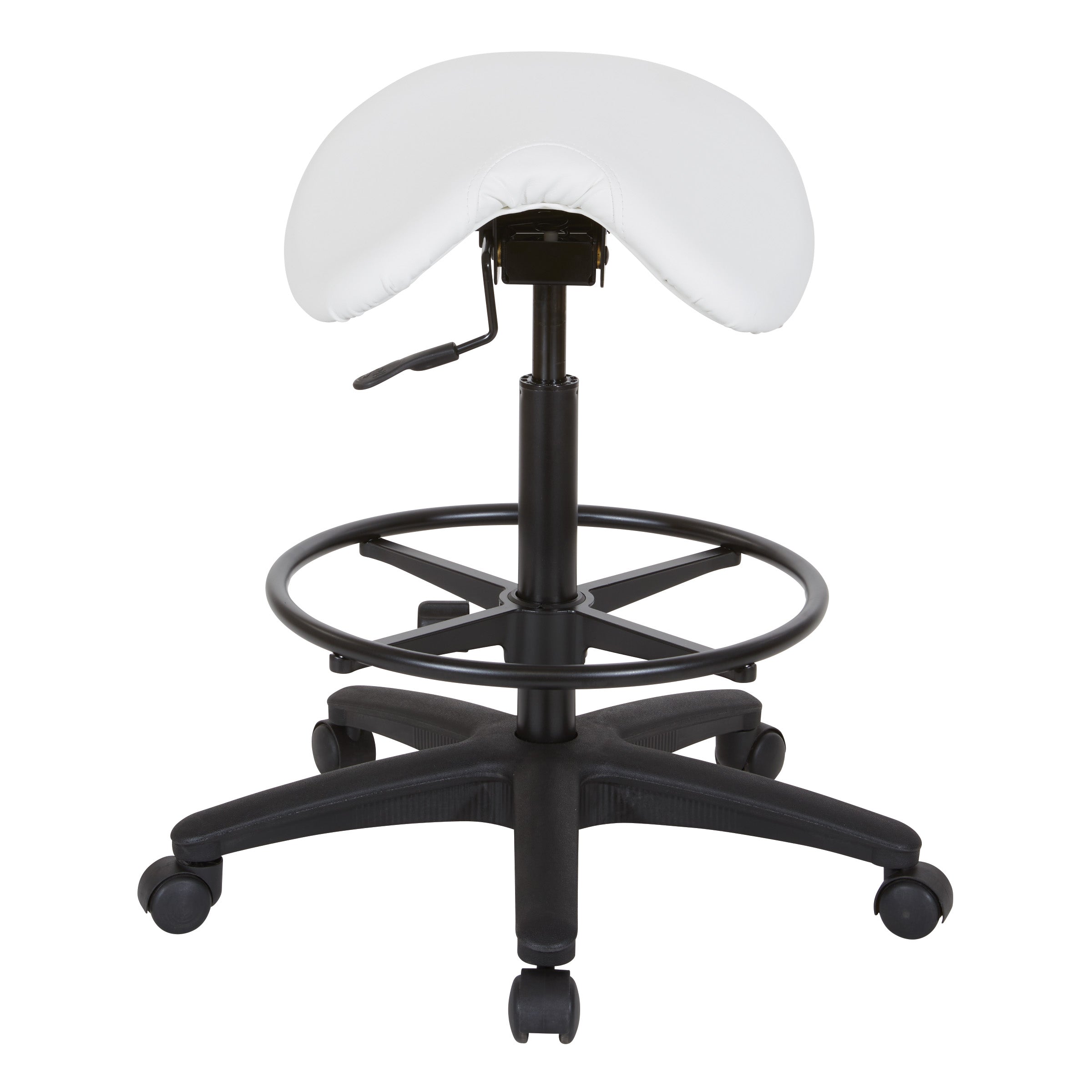 Backless Stool with Saddle Seat - Dillon Snow