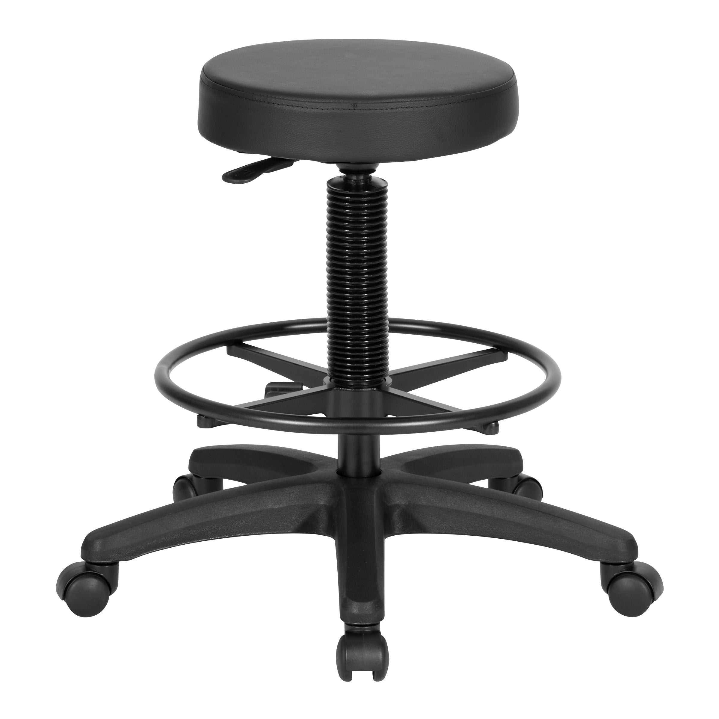 Pneumatic Drafting Chair - Black