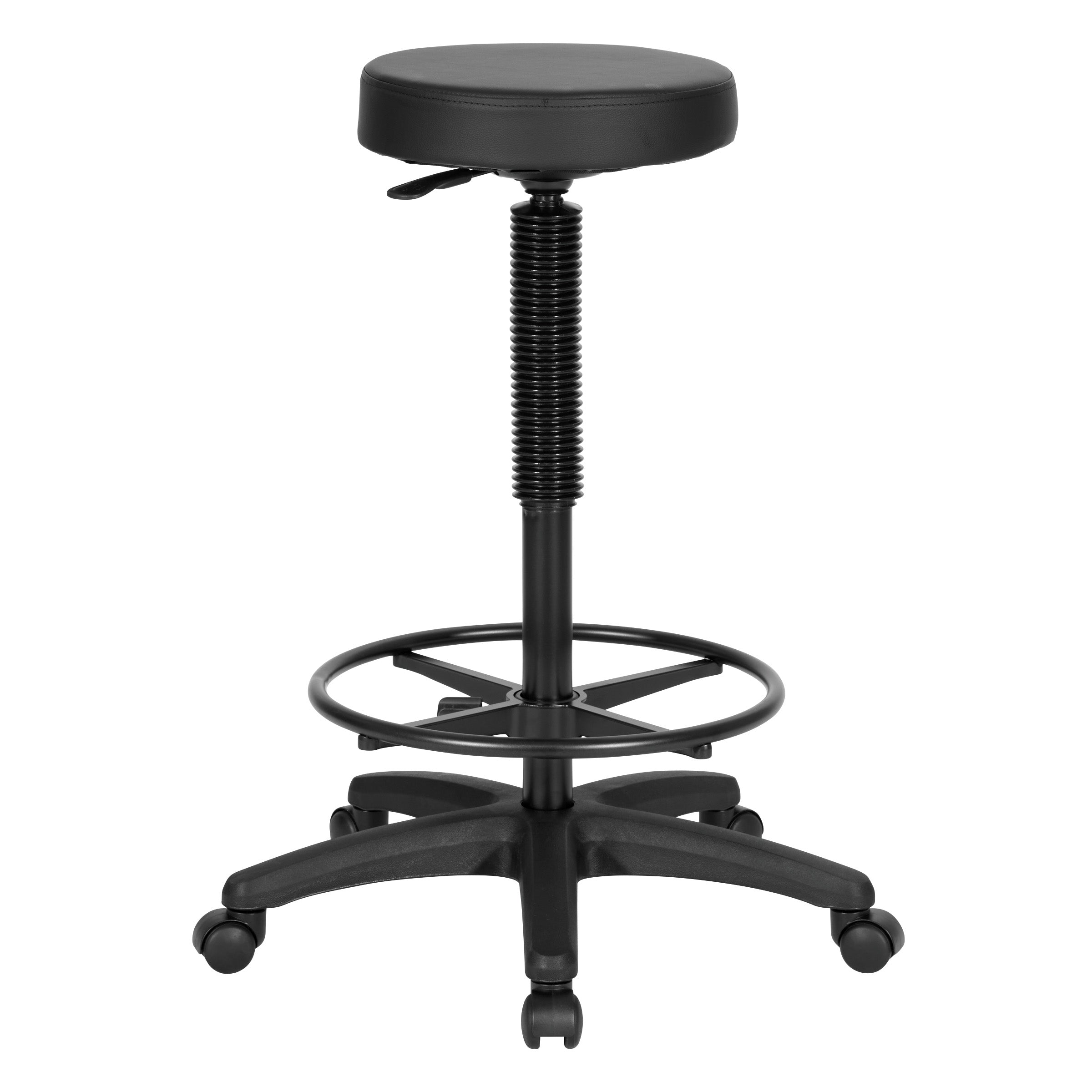 Pneumatic Drafting Chair - Black
