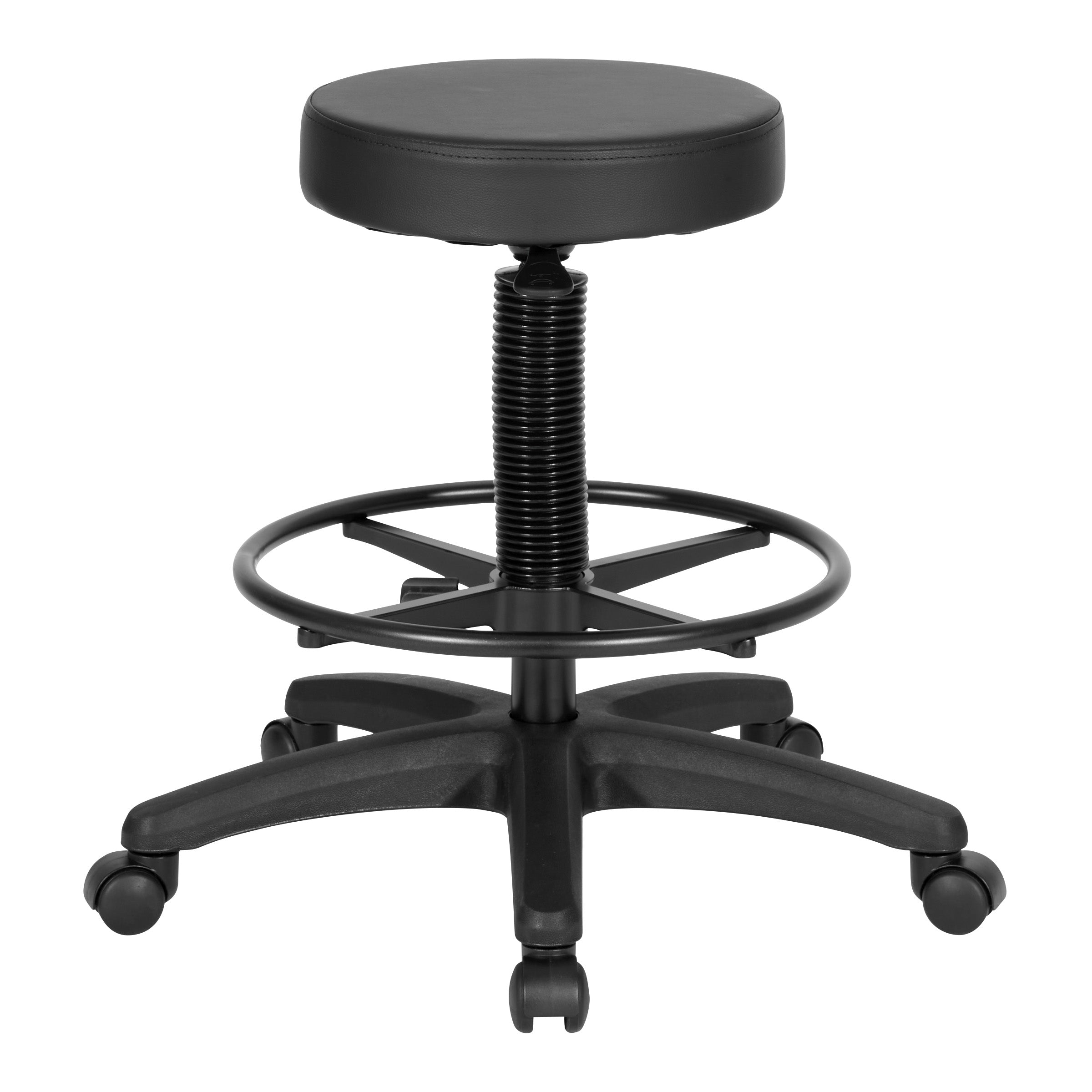 Pneumatic Drafting Chair - Black