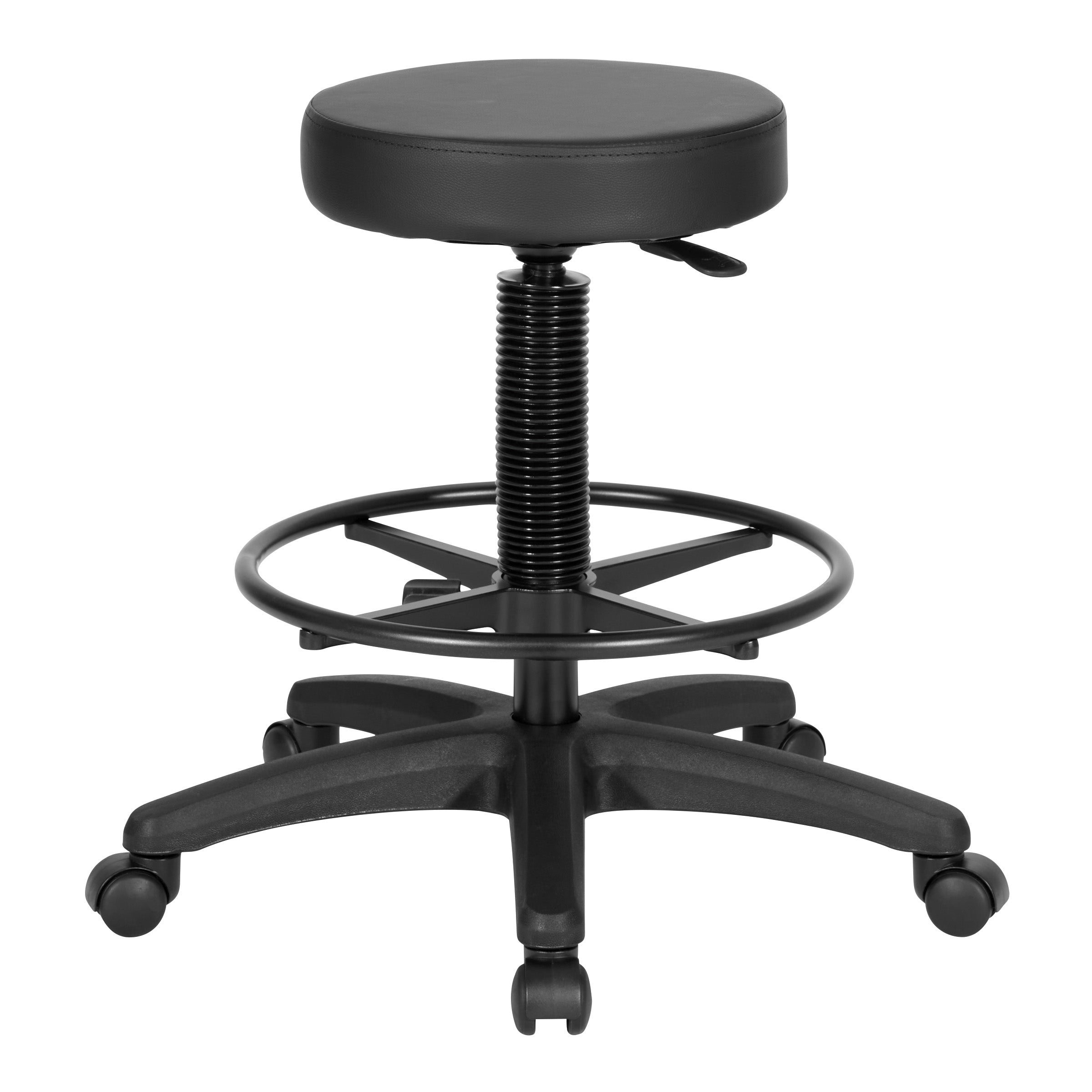 Pneumatic Drafting Chair - Black