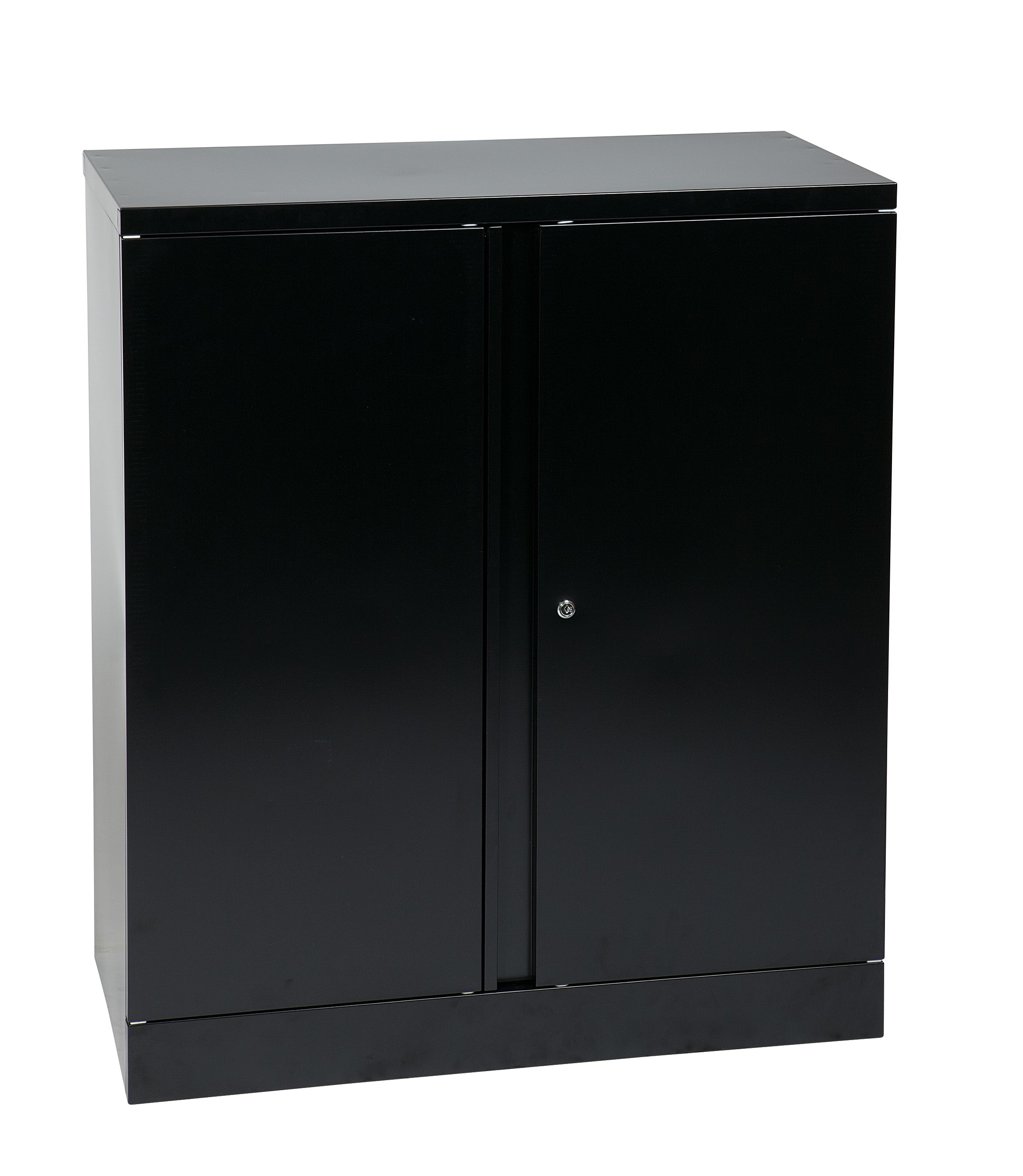 42" High Storage Cabinet - Black