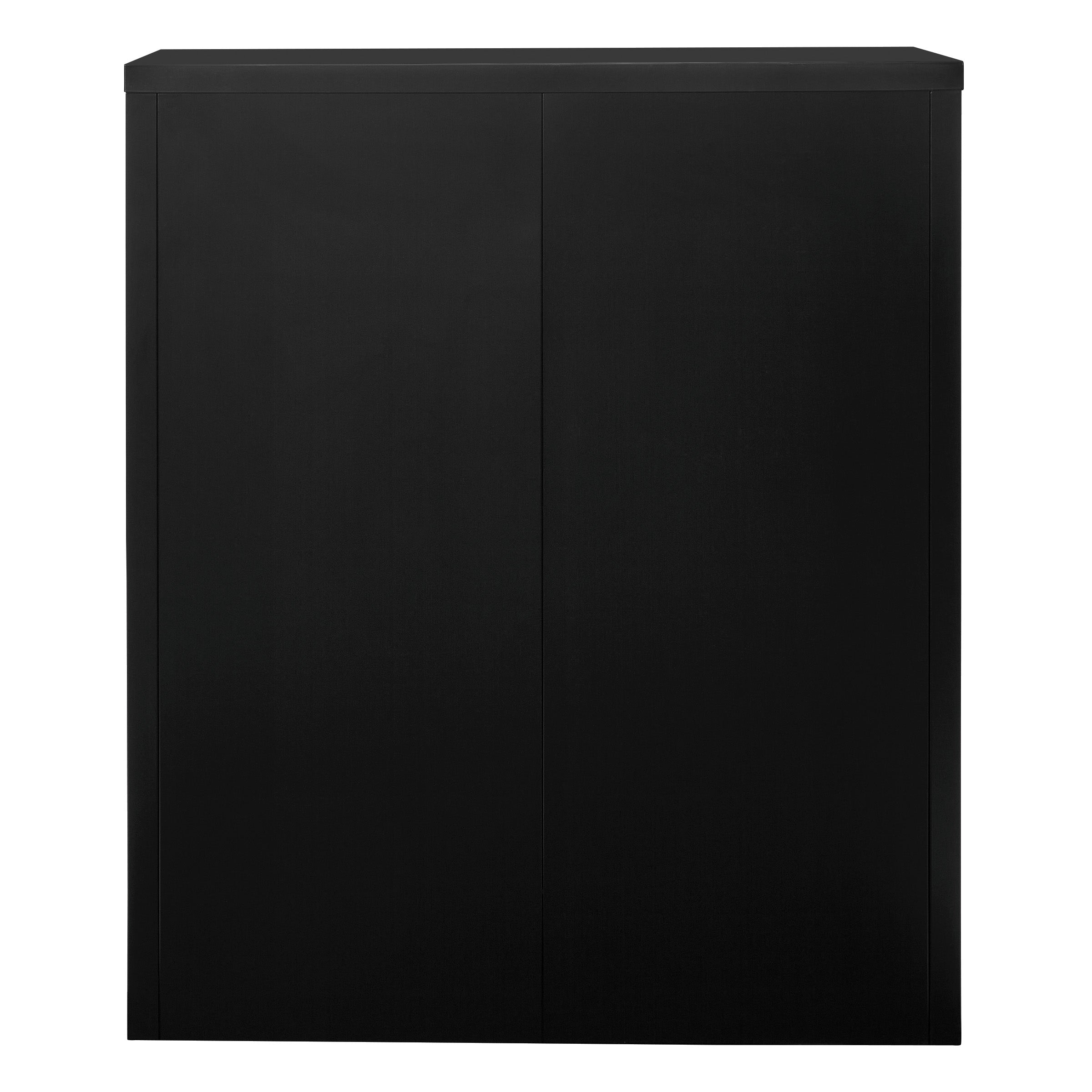 42" High Storage Cabinet - Black