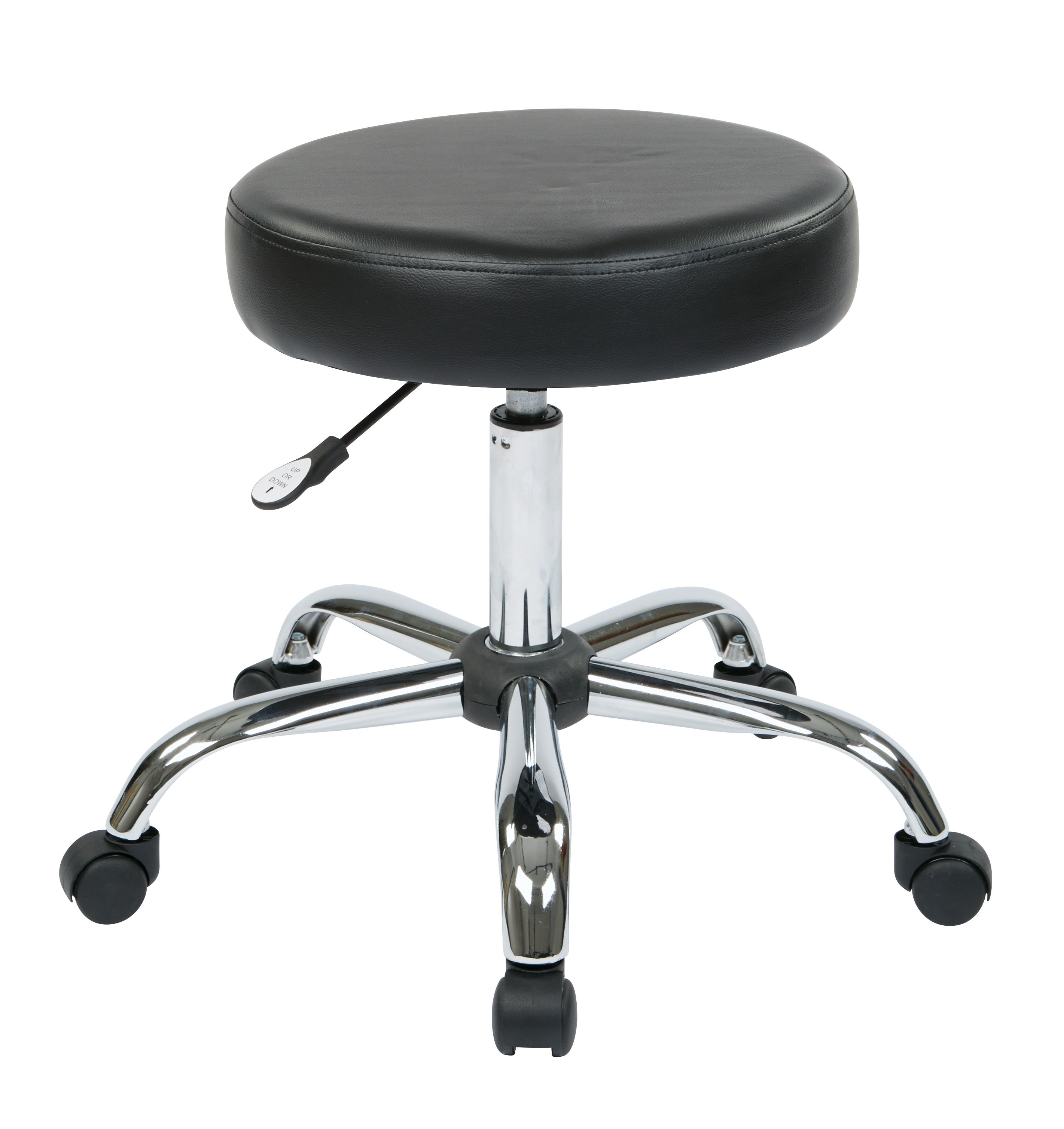 Pneumatic Drafting Chair - Black