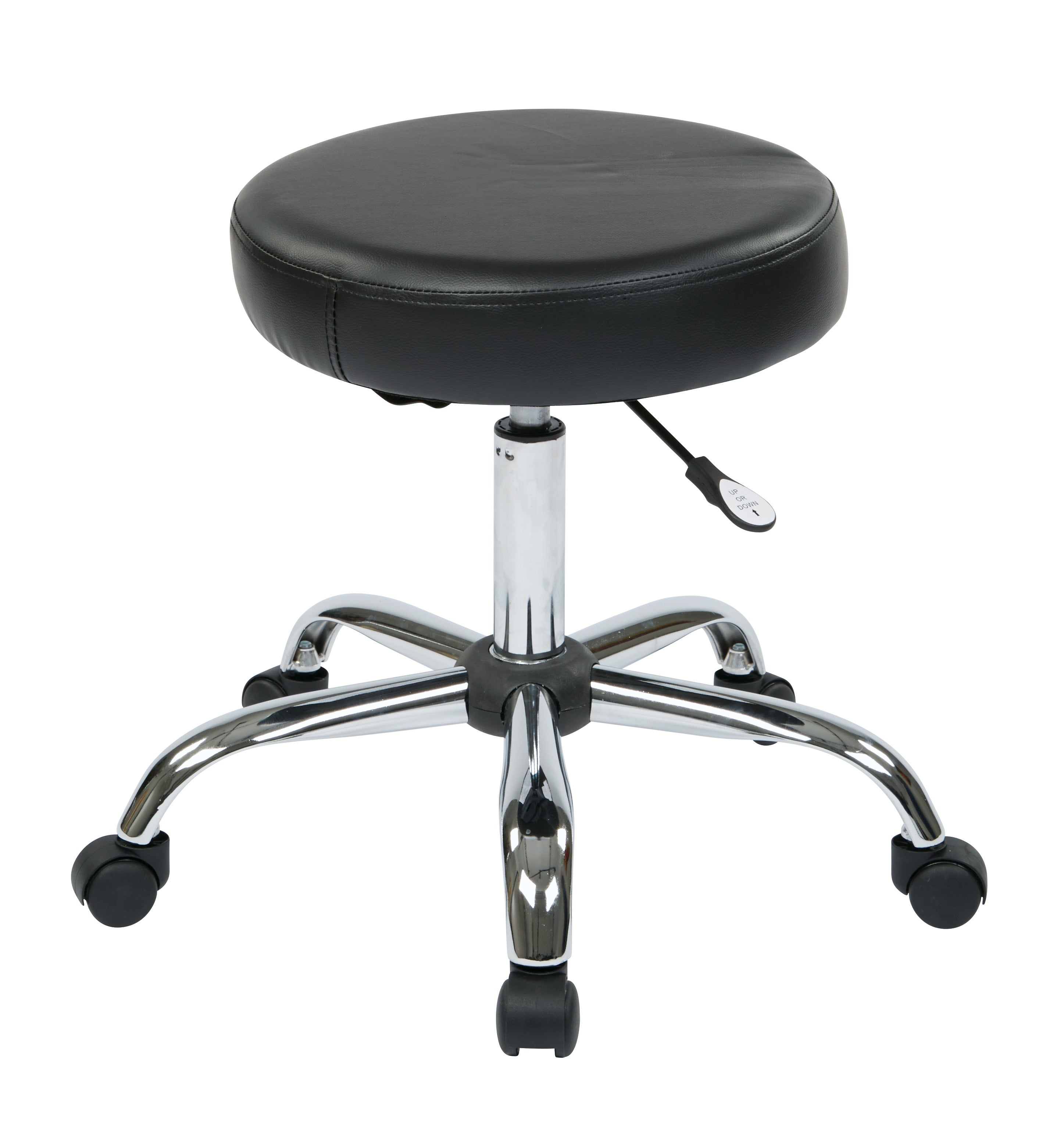 Pneumatic Drafting Chair - Black