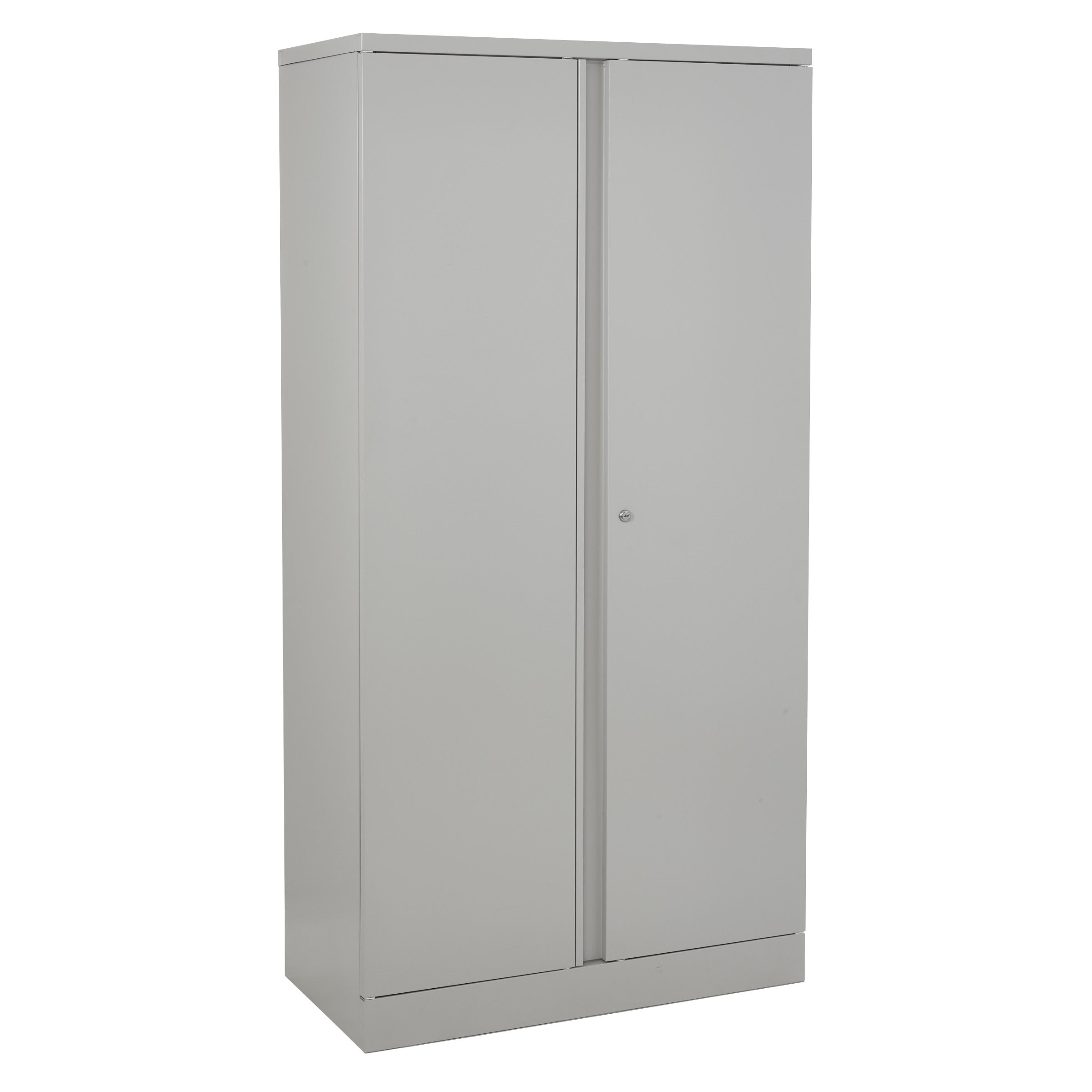 72" High Storage Cabinet With 4 Adjustable Shelf - Light Grey