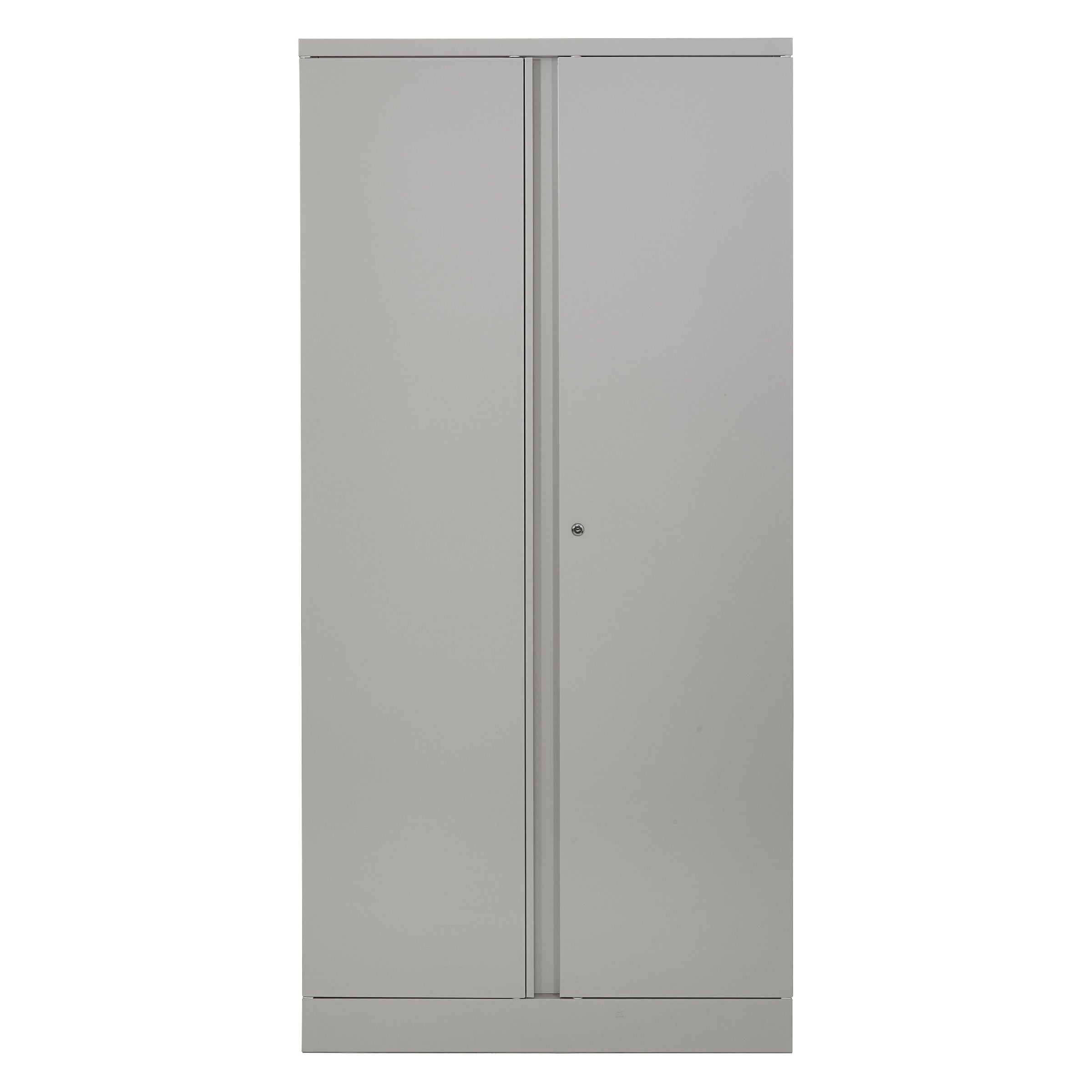 72" High Storage Cabinet With 4 Adjustable Shelf - Light Grey