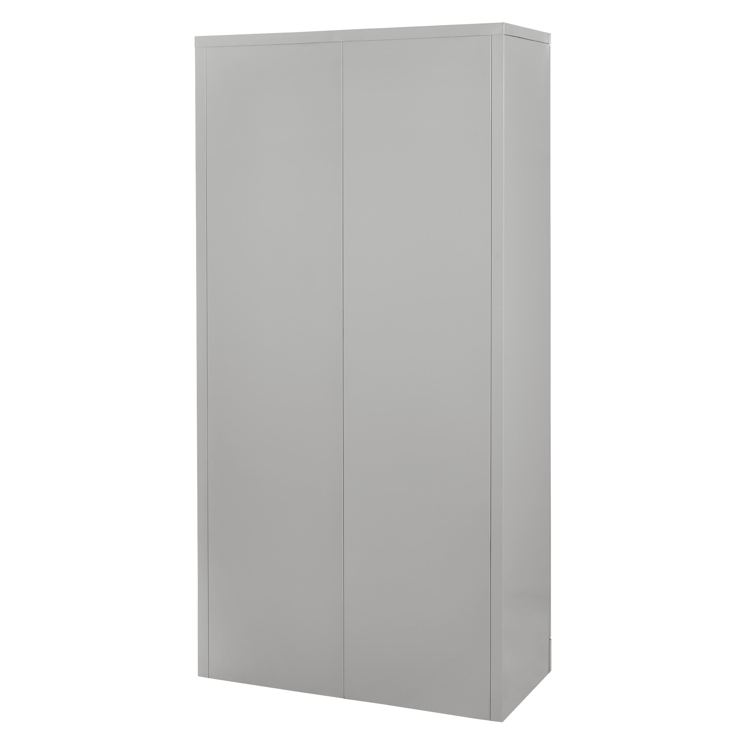 72" High Storage Cabinet With 4 Adjustable Shelf - Light Grey