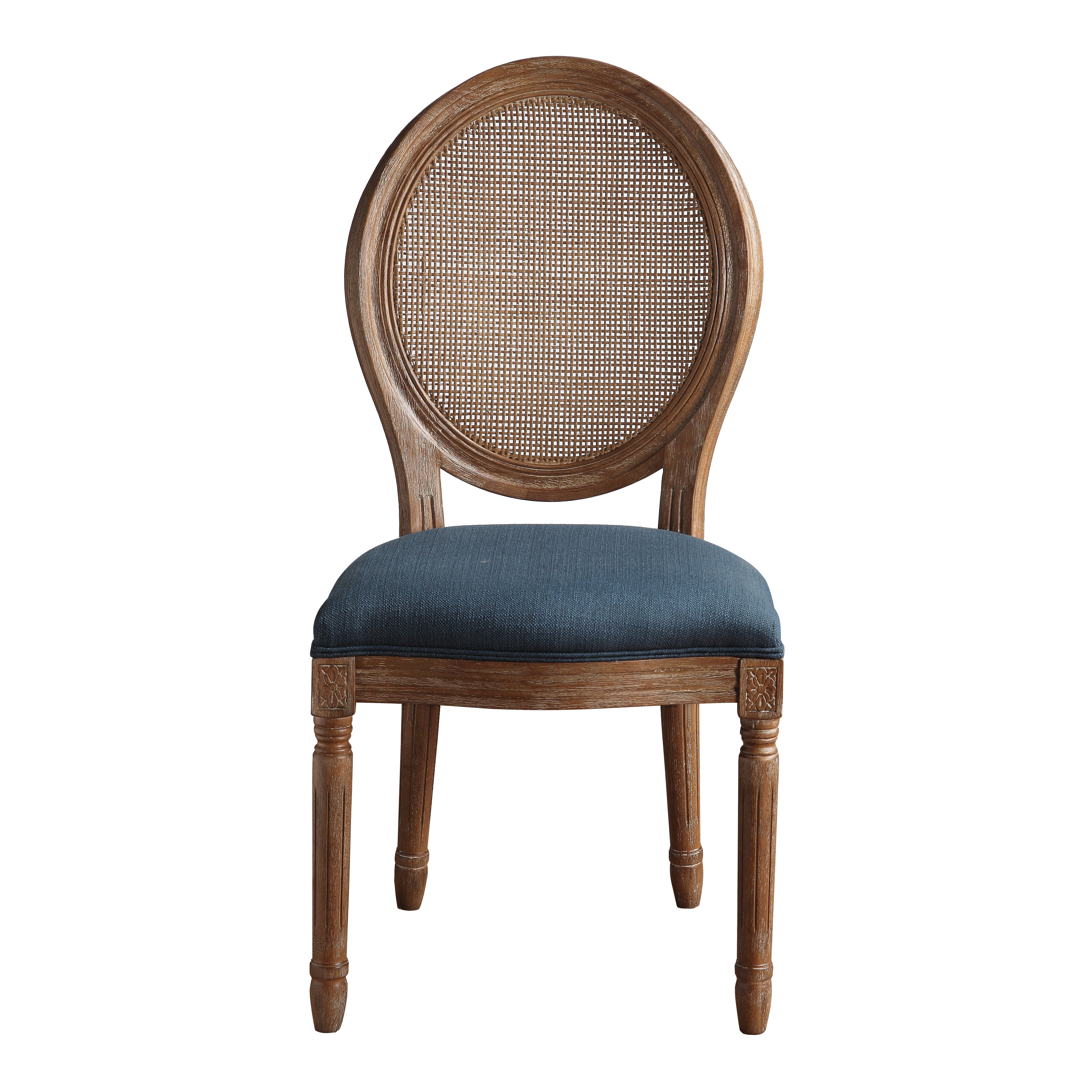 Stella Cane Back Chair - Azure