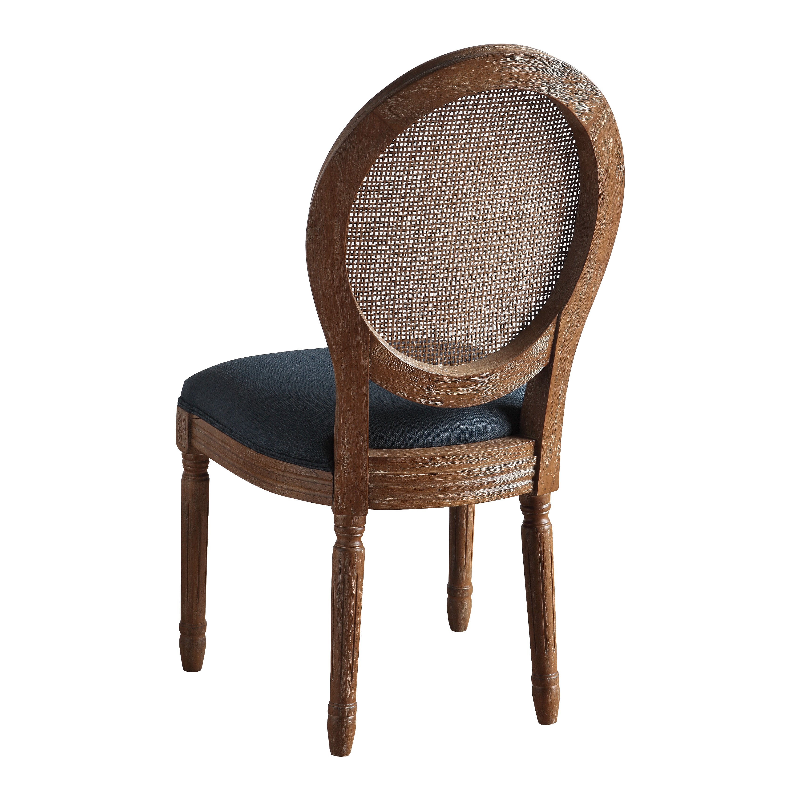 Stella Cane Back Chair - Azure
