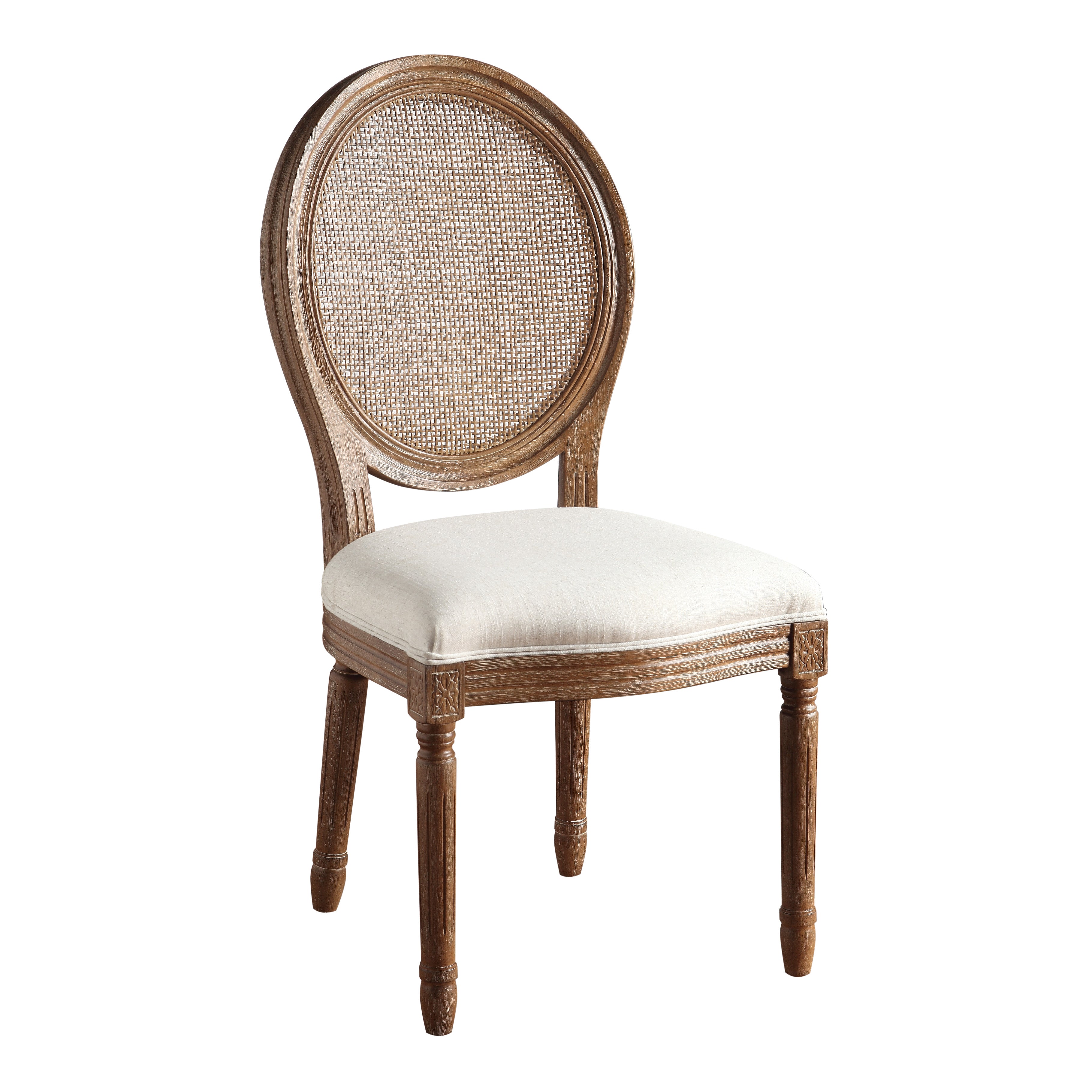 Stella Cane Back Chair - Linen