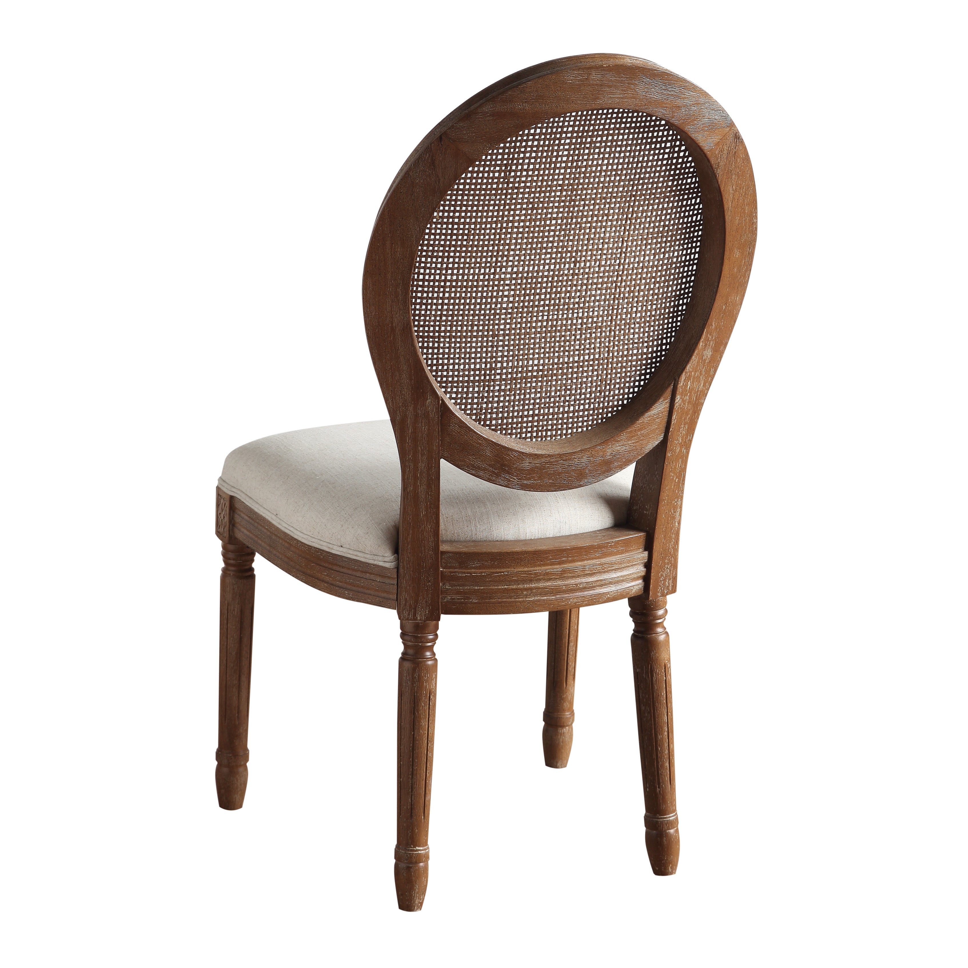 Stella Cane Back Chair - Linen