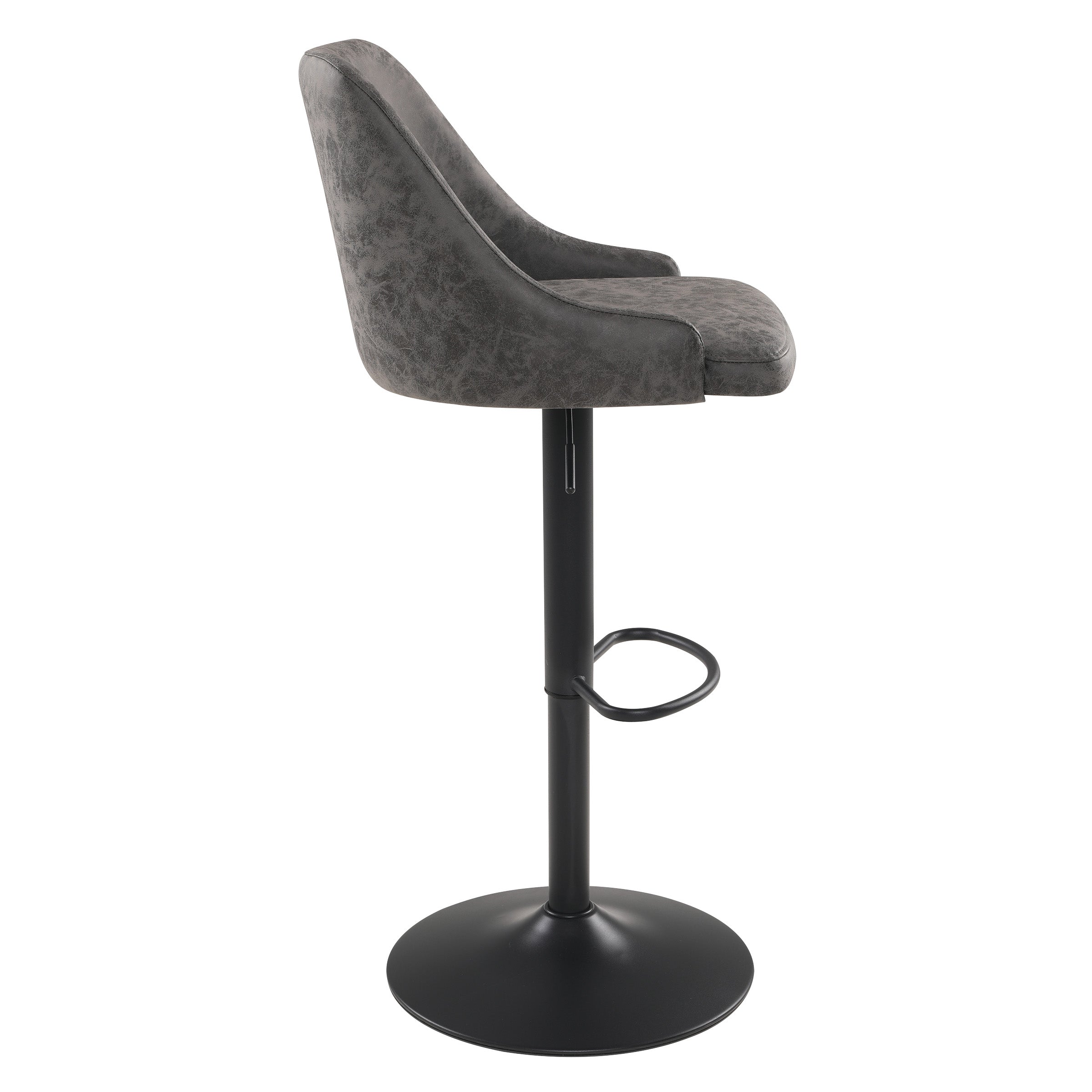 Sylmar Height Adjustable Stool - Charcoal