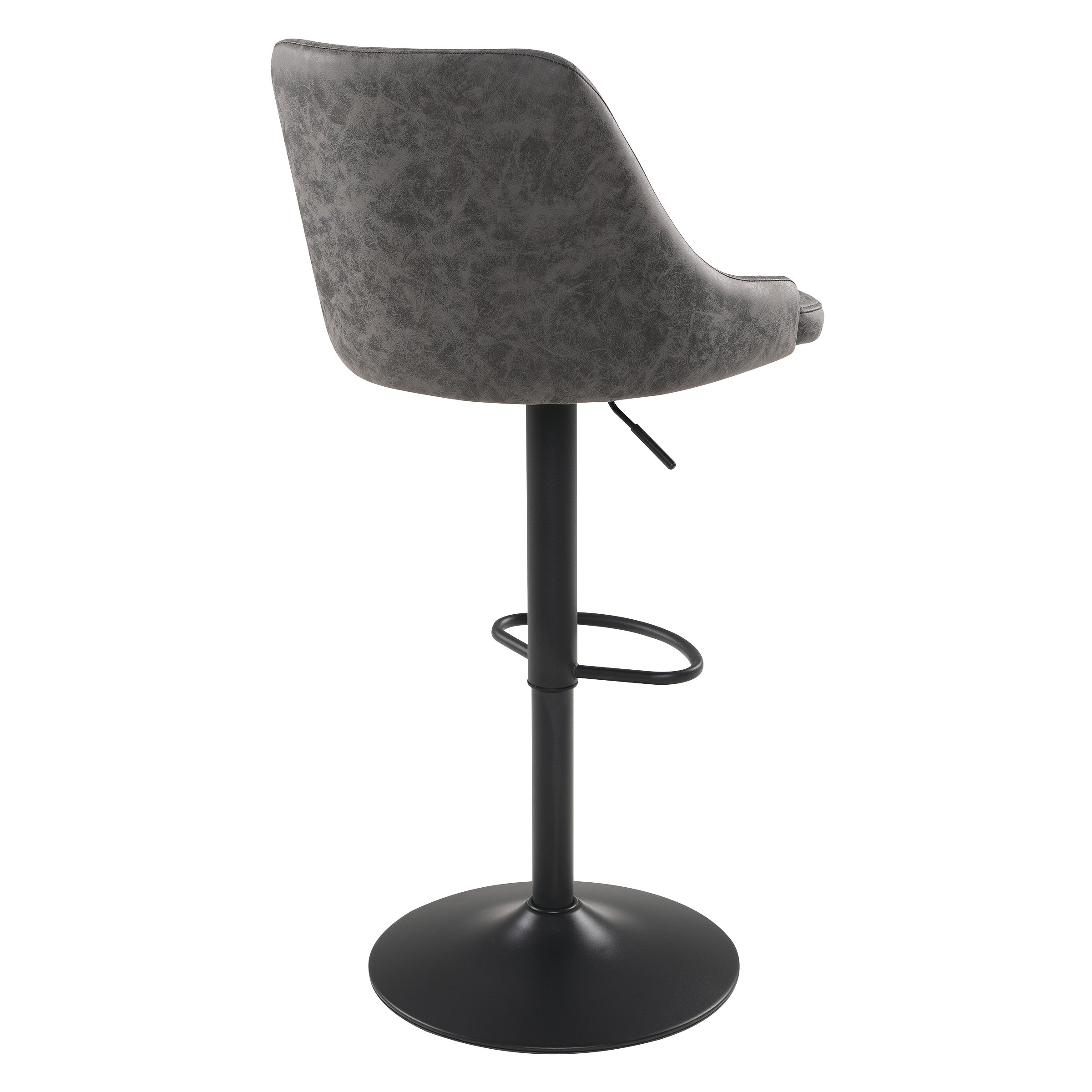 Sylmar Height Adjustable Stool - Charcoal
