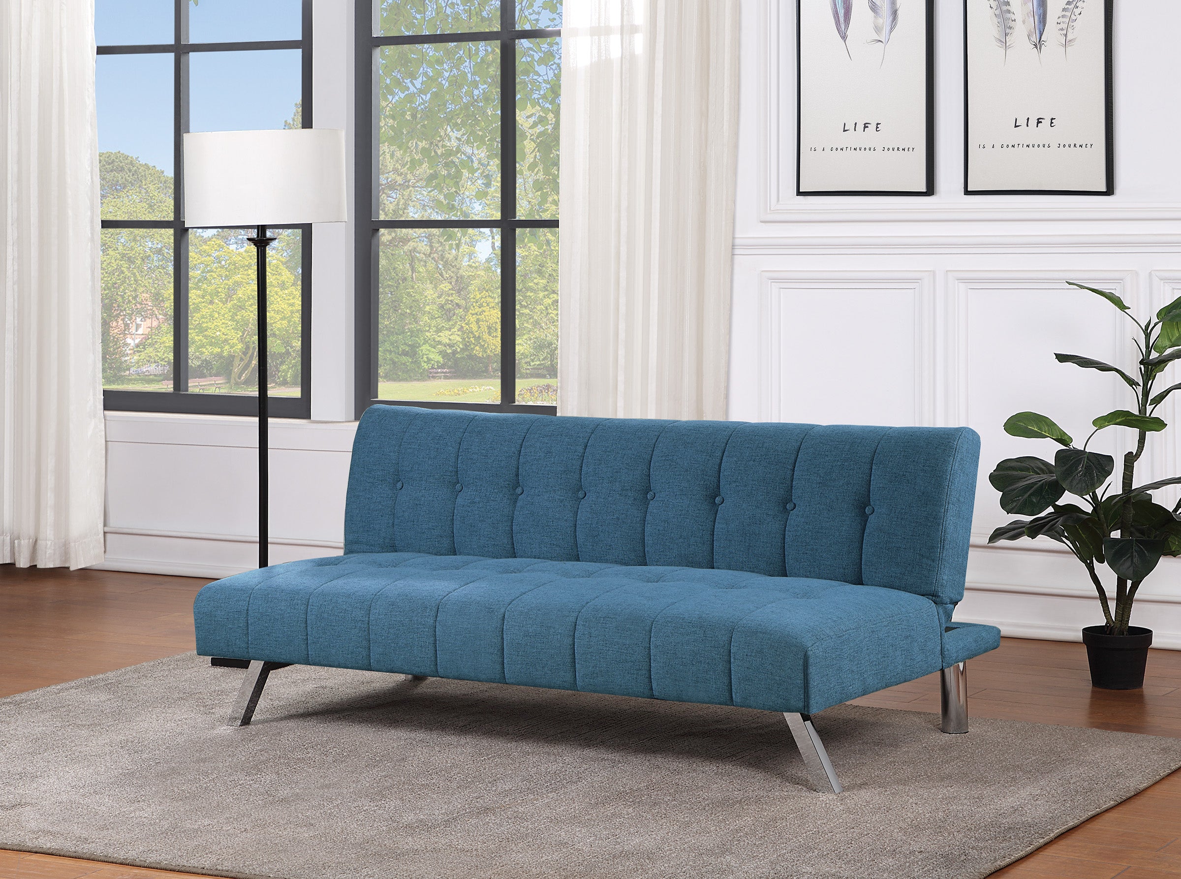 Sawyer Futon - Blue