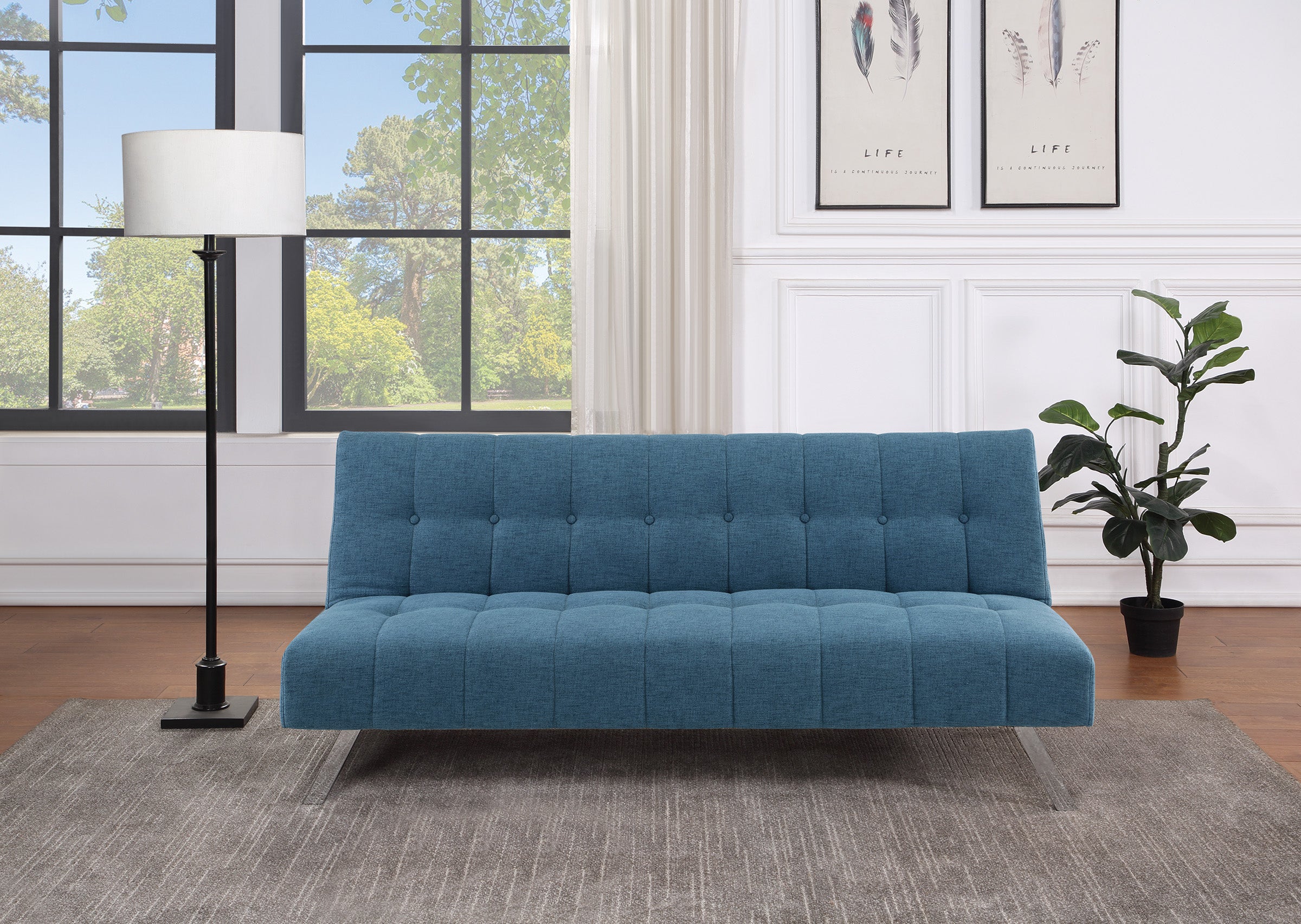 Sawyer Futon - Blue