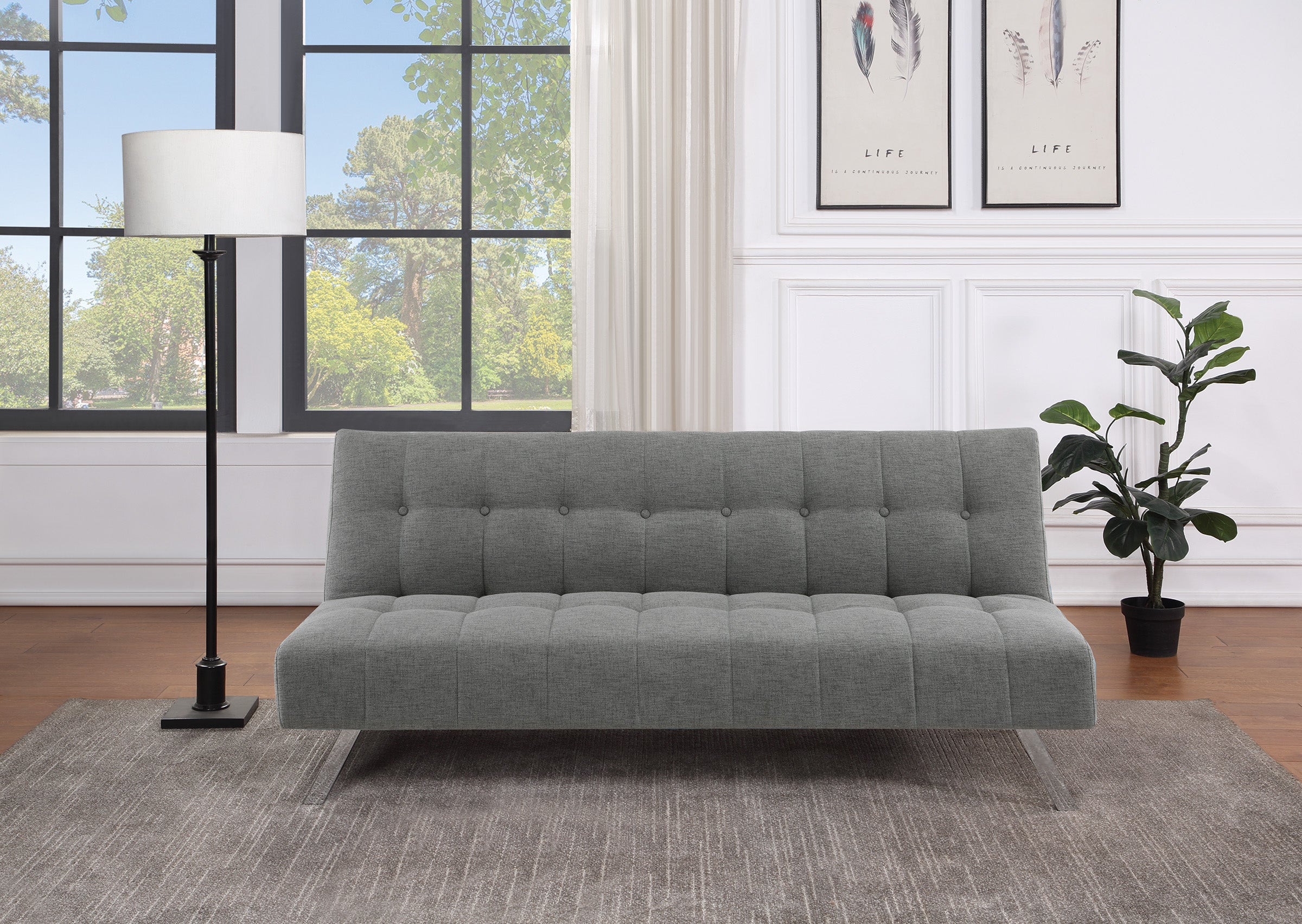 Sawyer Futon - Grey