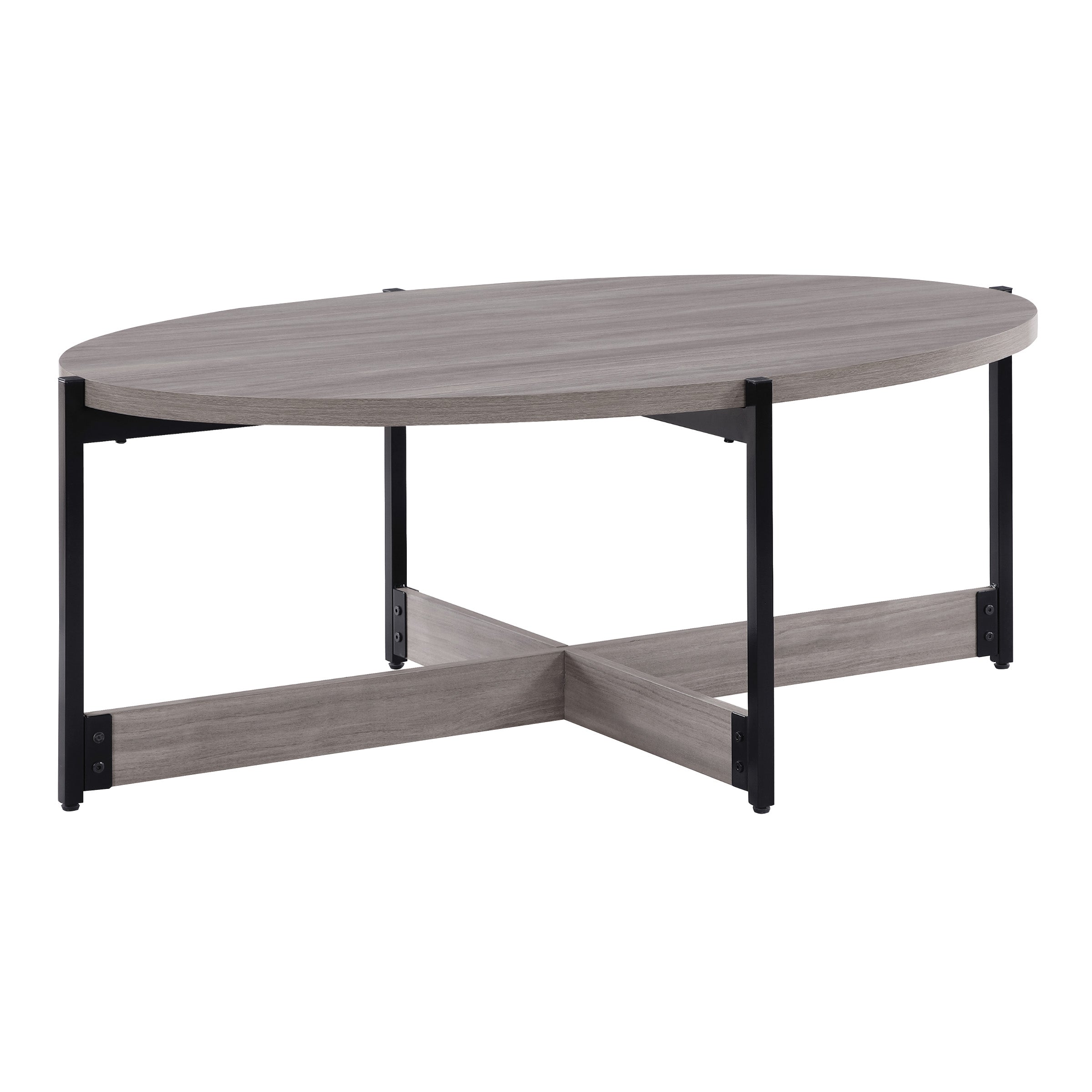 3-piece Occasional Table Set - Grey/Black