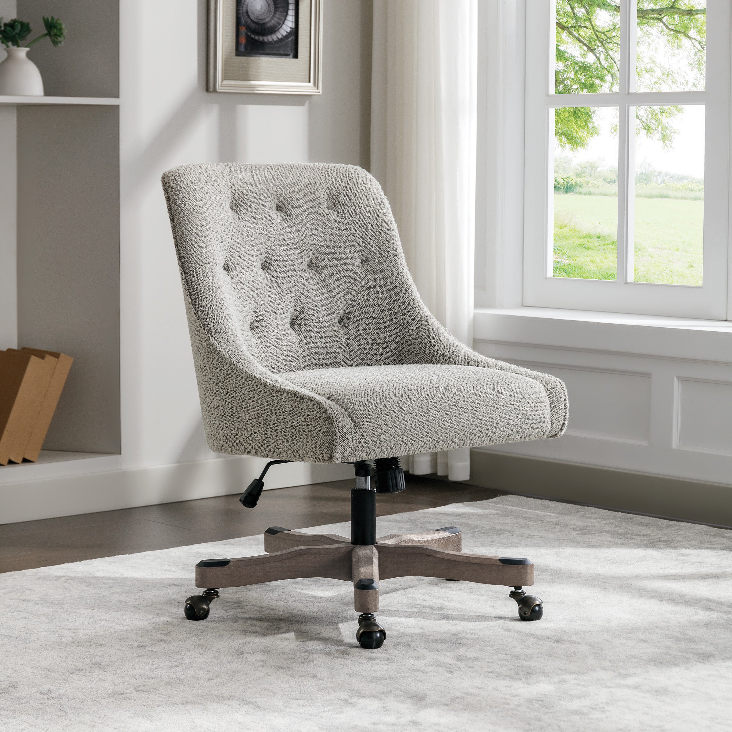 Tindal Office Chair - Salt & Pepper
