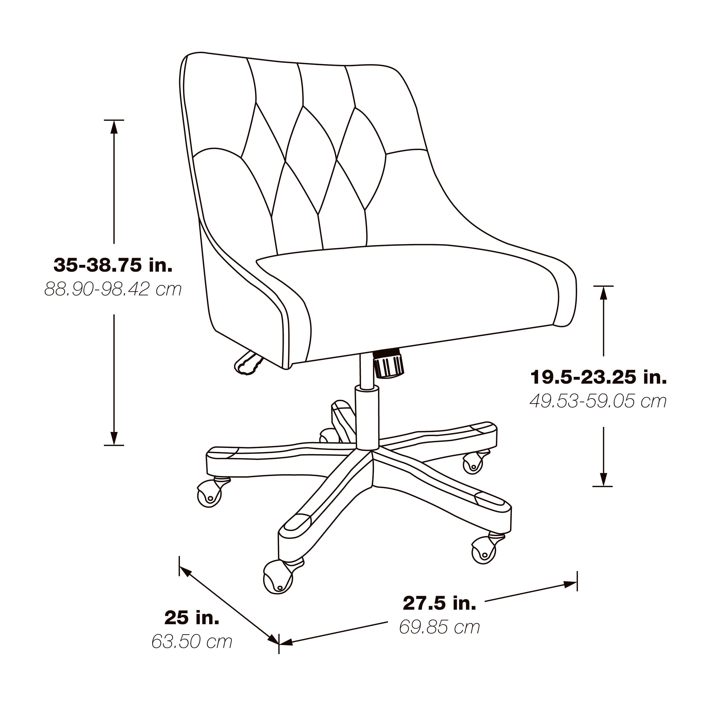 Tindal Office Chair - White Boucle