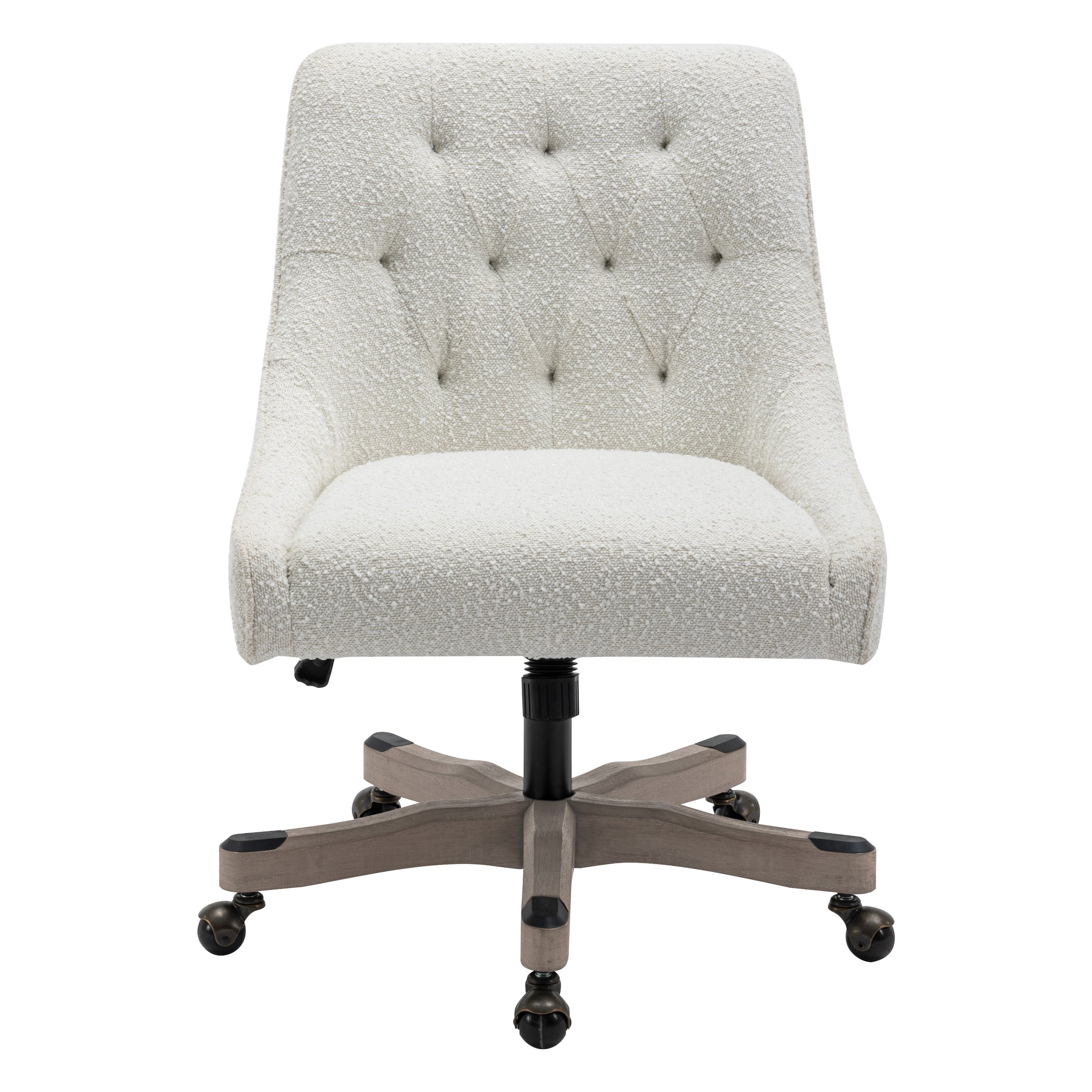 Tindal Office Chair - White Boucle