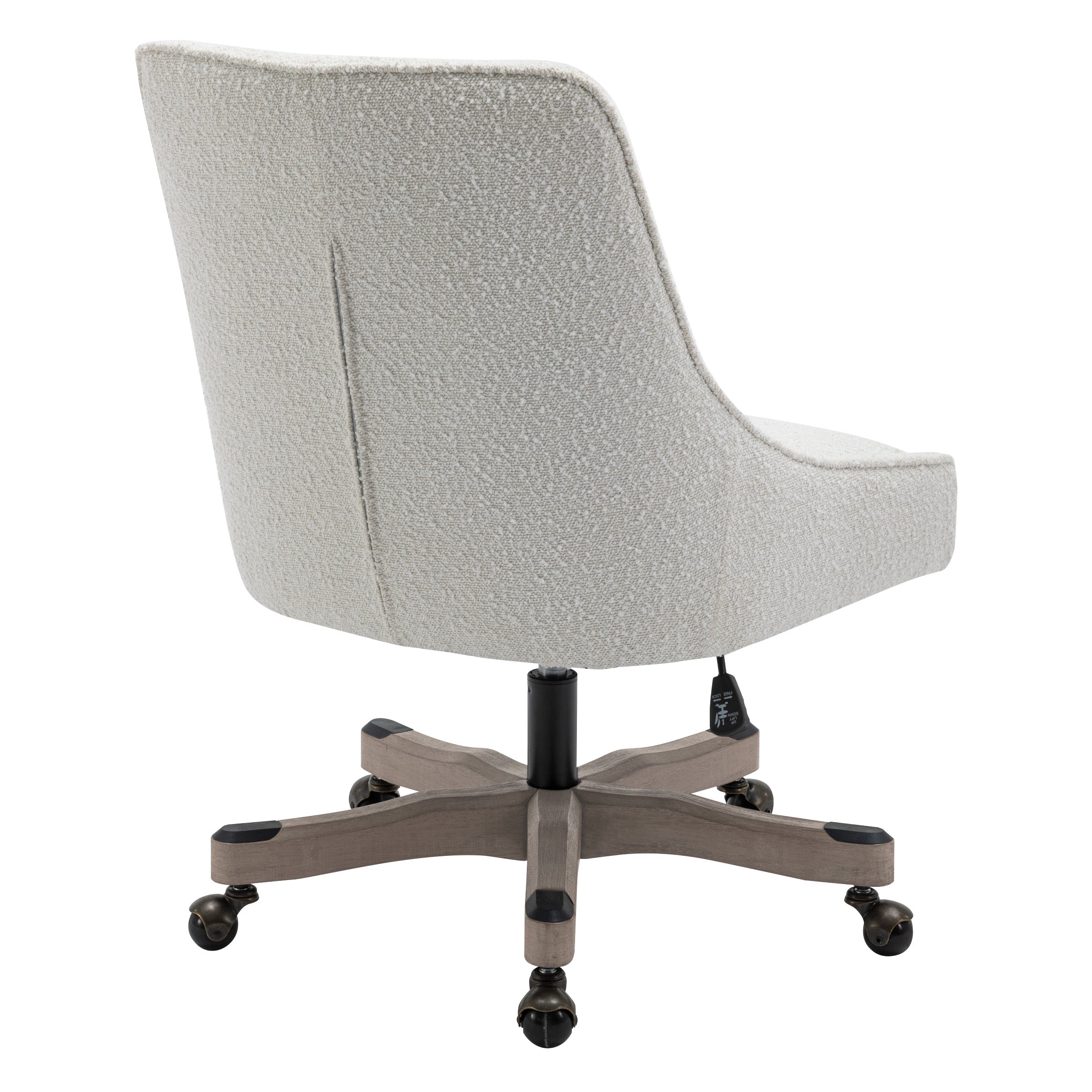 Tindal Office Chair - White Boucle