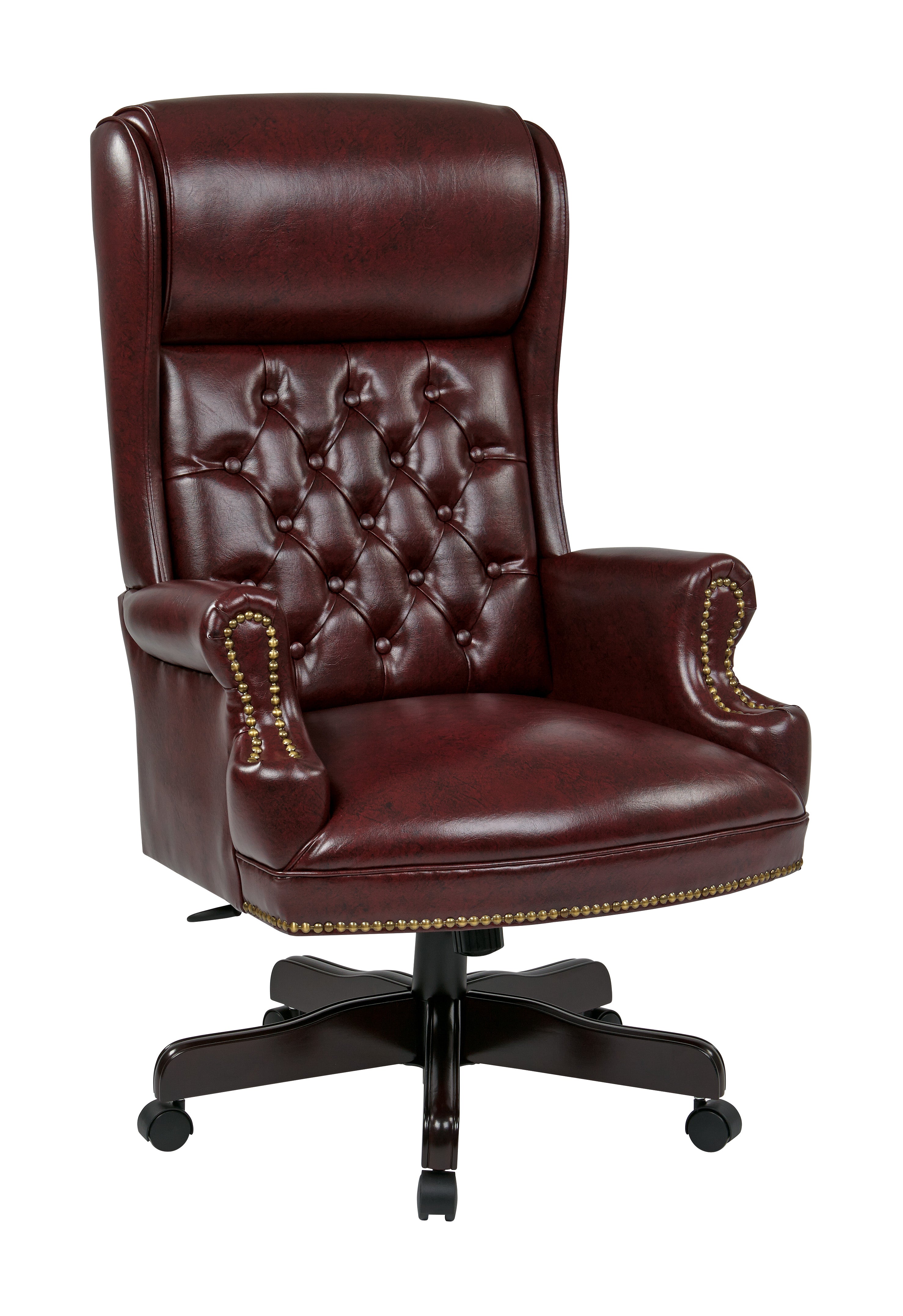 Deluxe High Back Executive Chair - Royal Cherry