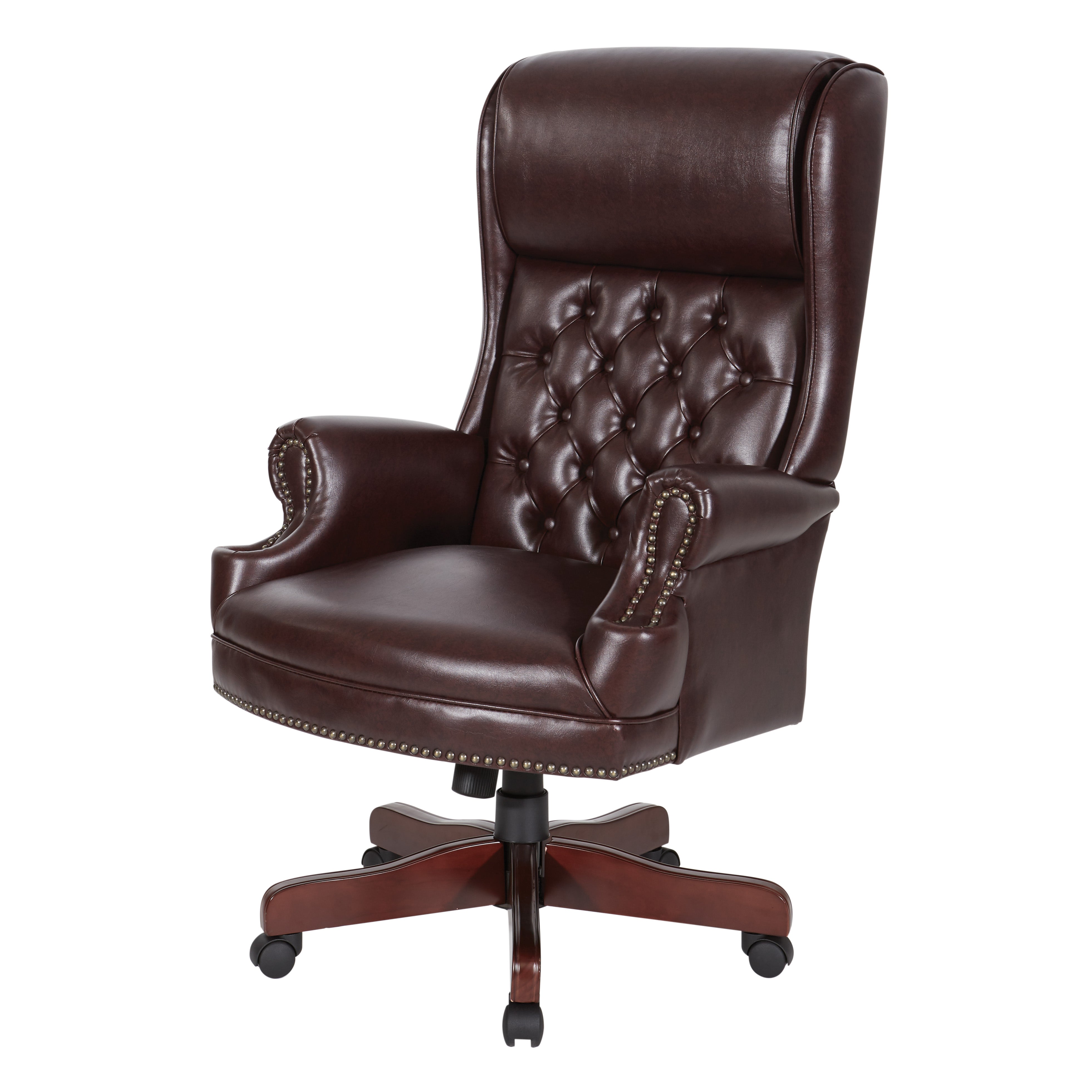 Deluxe High Back Executive Chair - Royal Cherry